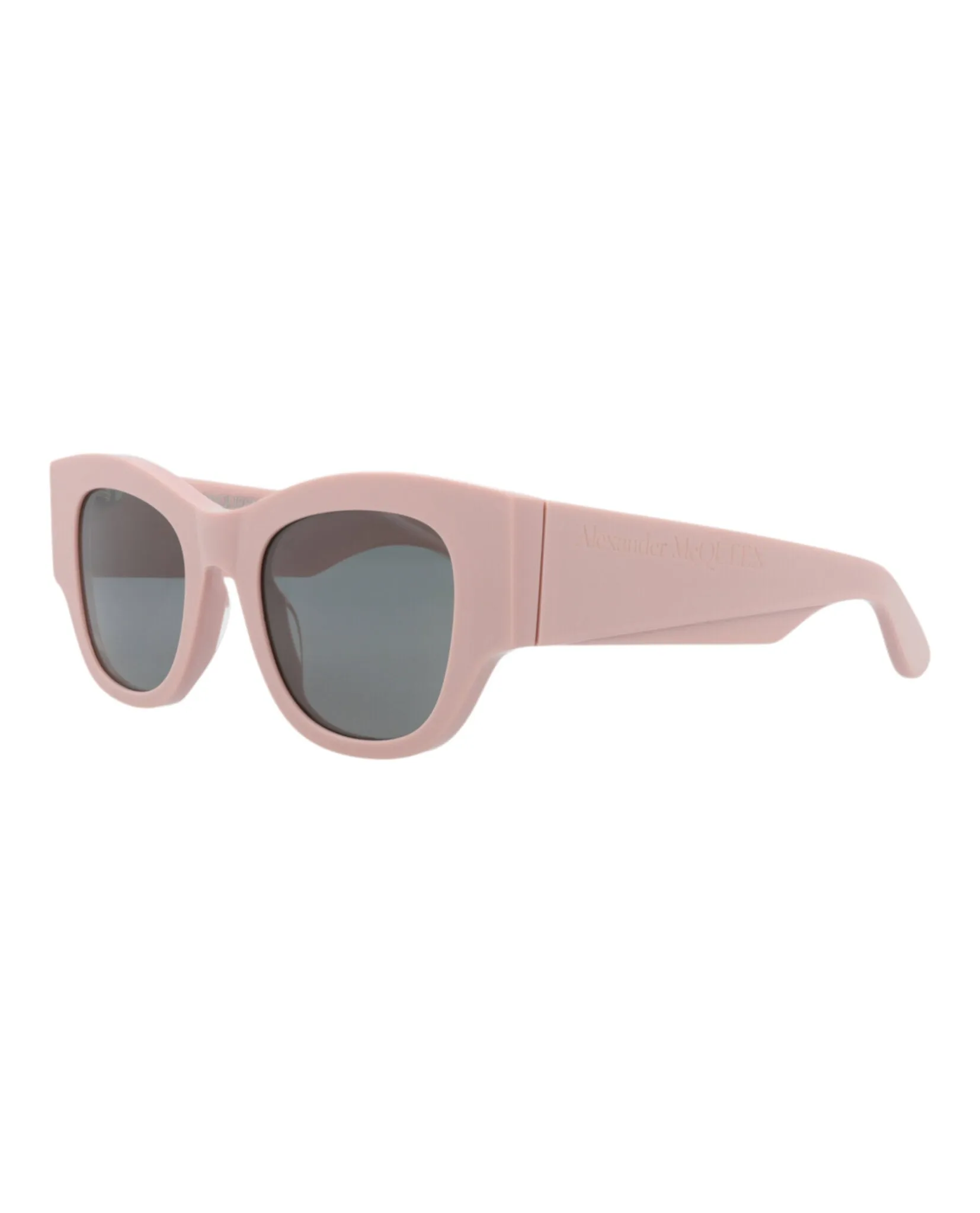 Alexander McQueen AM 0420S 30014616 005 Square Plastic Pink Sunglasses with Grey Lens sold by Gaffos product image thumbnail 2