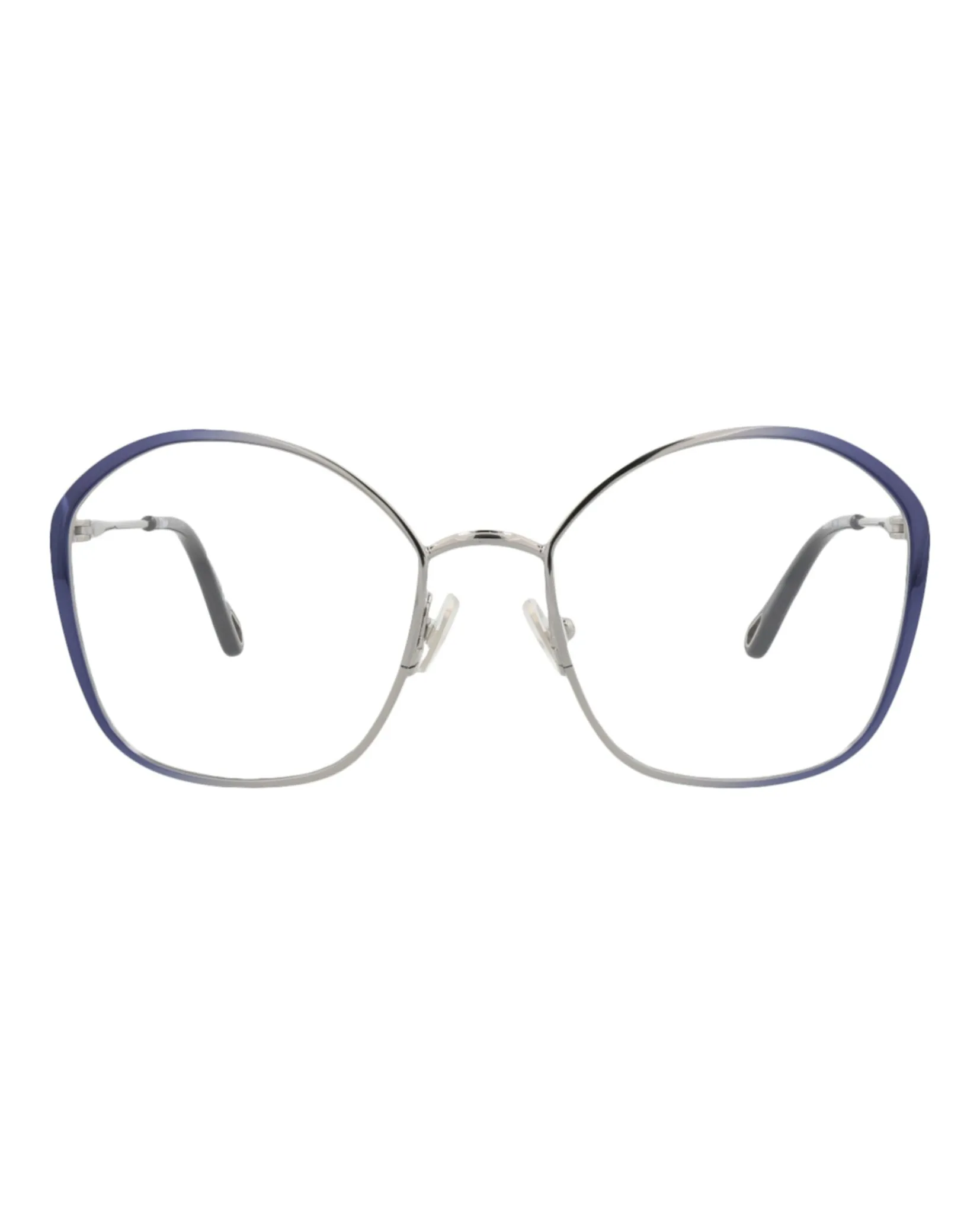 Chloé CH 0017O 30009856 004 Round Metal Blue Optical Frames with Transparent Lens sold by Gaffos