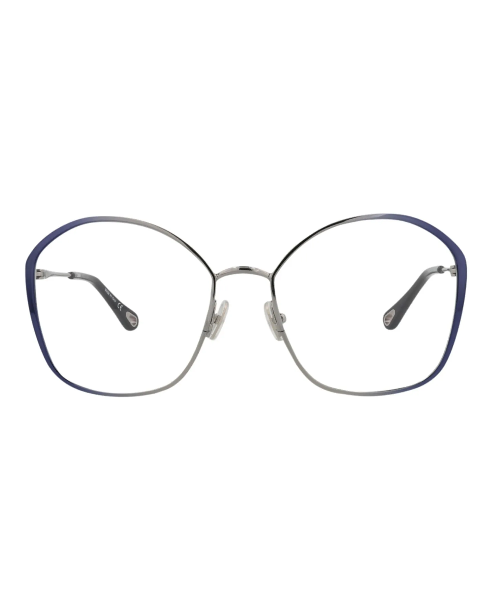 Chloé CH 0017OA 30009909 001 Square Metal Blue Optical Frames with Transparent Lens sold by Gaffos