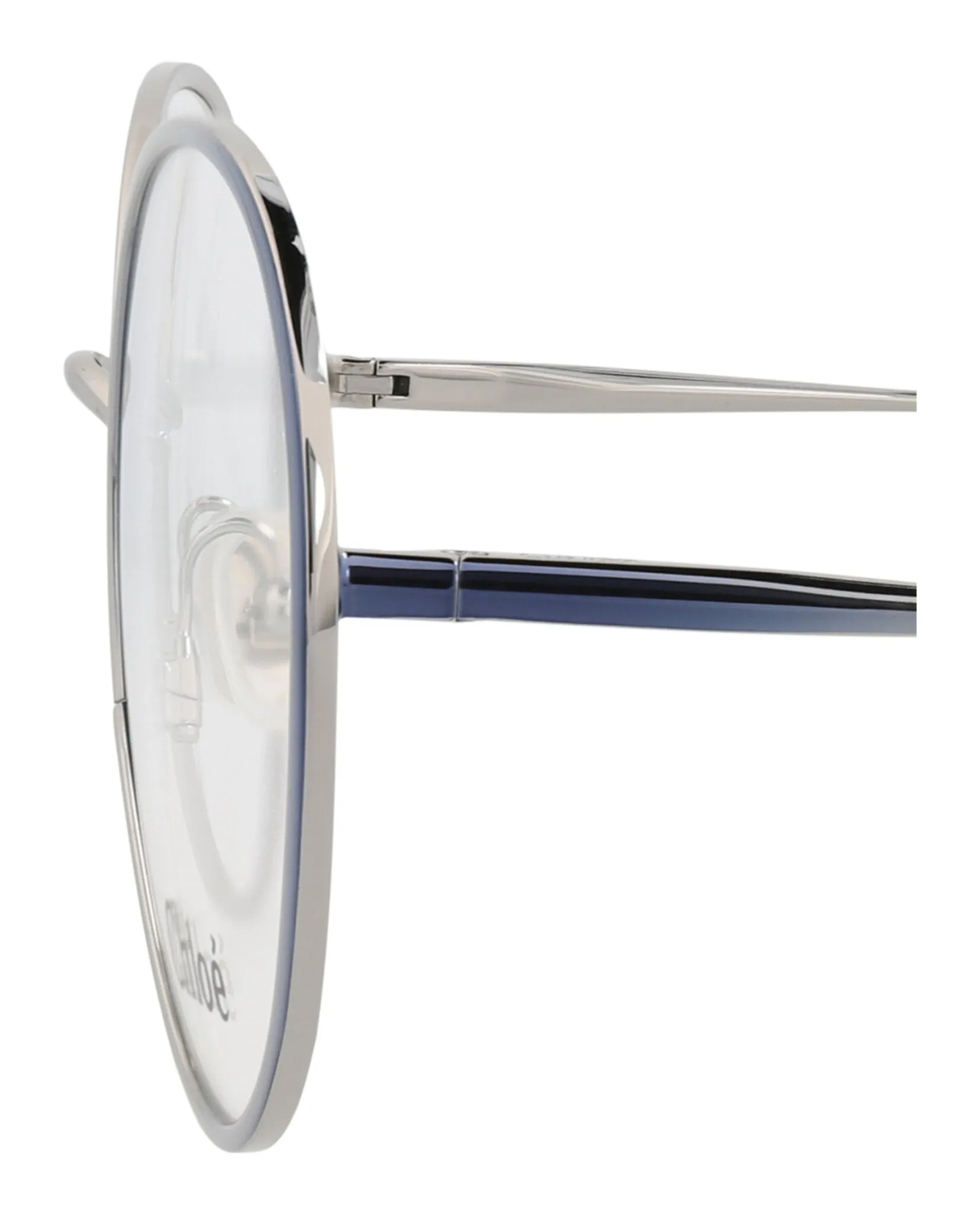 Chloé CH 0018O 30009855 003 Round Metal Blue Optical Frames with Transparent Lens sold by Gaffos product image thumbnail 4