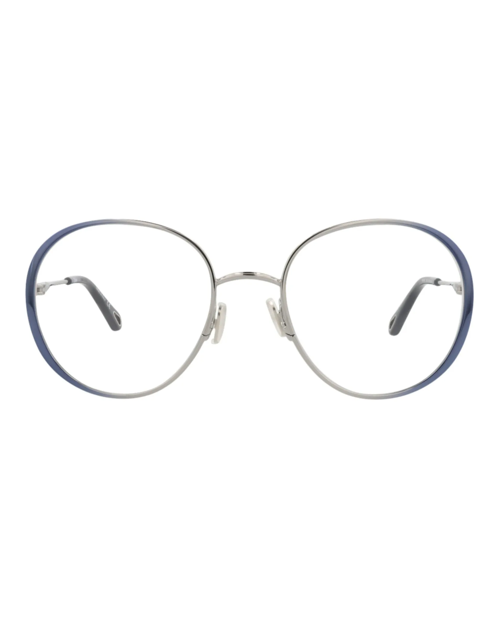 Chloé CH 0018O 30009855 003 Round Metal Blue Optical Frames with Transparent Lens sold by Gaffos