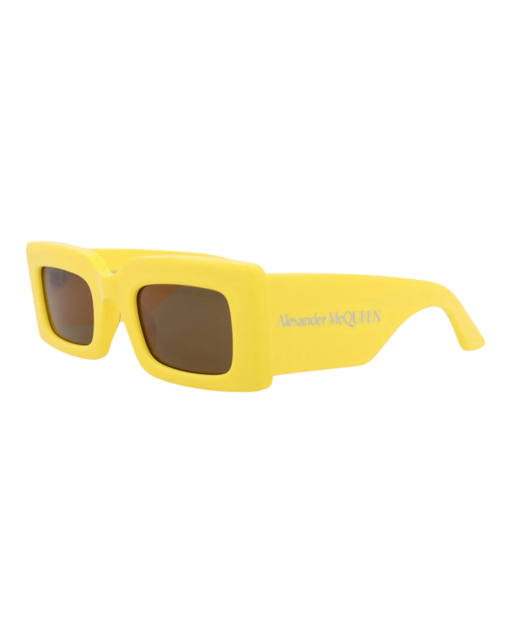 Alexander McQueen AM 0433S 30014631 004 Square Plastic Yellow Sunglasses with Brown Lens sold by Gaffos product image thumbnail 2