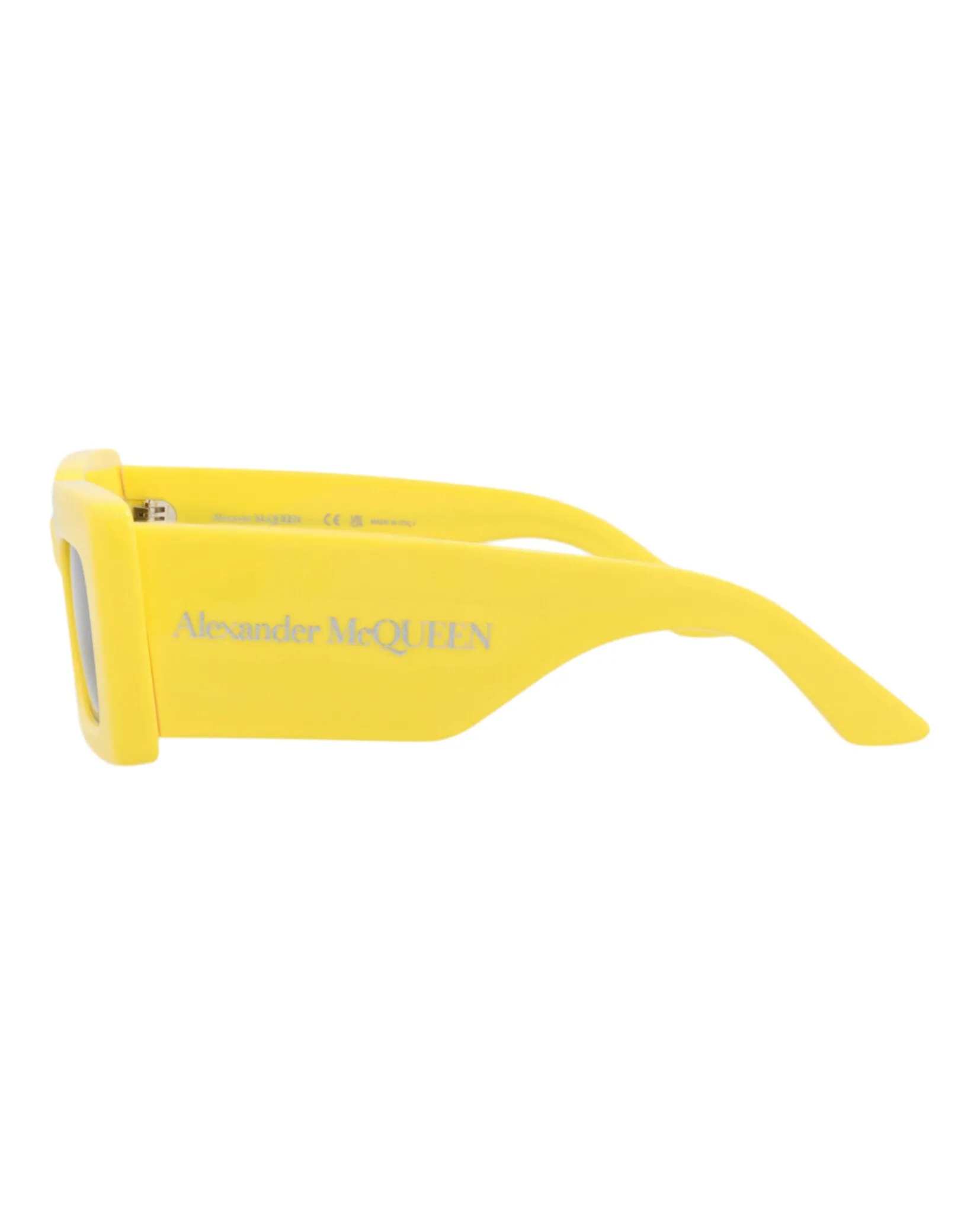 Alexander McQueen AM 0433S 30014631 004 Square Plastic Yellow Sunglasses with Brown Lens sold by Gaffos product image thumbnail 3