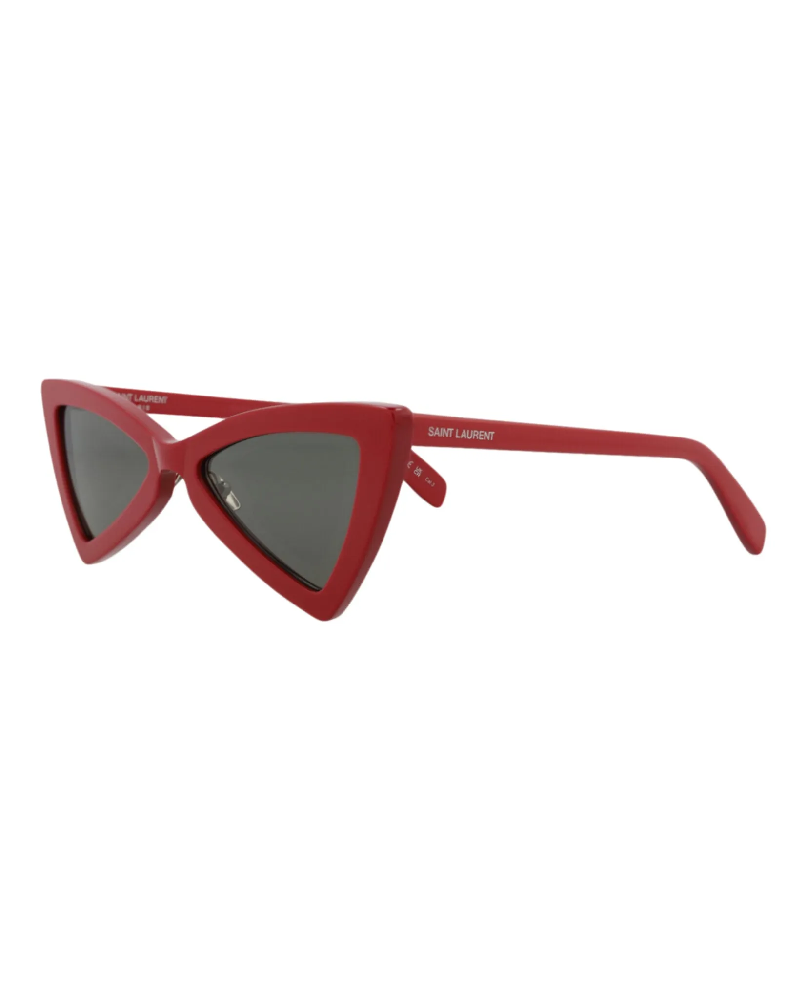 Saint Laurent SL 207JERRY 30002309 008 Cat-Eye Plastic Red Sunglasses with Grey Lens sold by Gaffos product image thumbnail 2