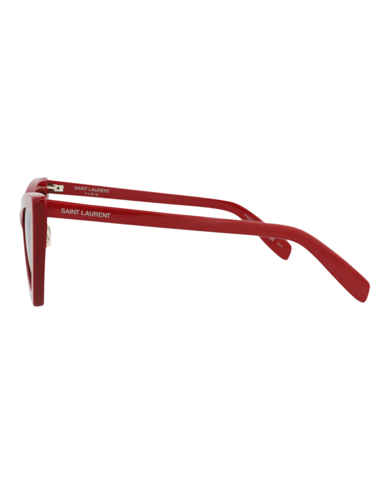 Saint Laurent SL 207JERRY 30002309 008 Cat-Eye Plastic Red Sunglasses with Grey Lens sold by Gaffos product image thumbnail 3