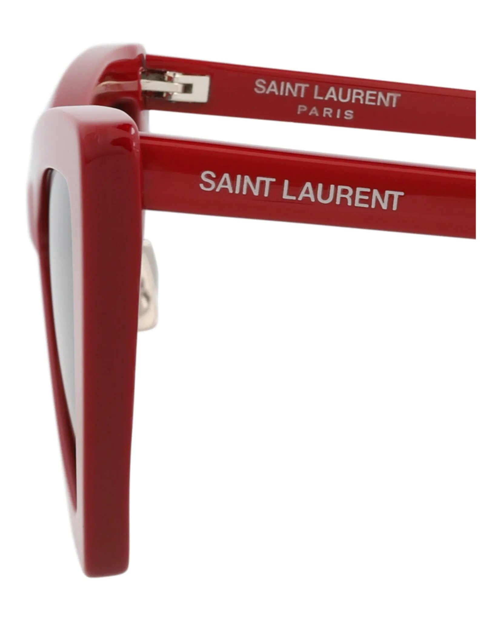Saint Laurent SL 207JERRY 30002309 008 Cat-Eye Plastic Red Sunglasses with Grey Lens sold by Gaffos product image thumbnail 4