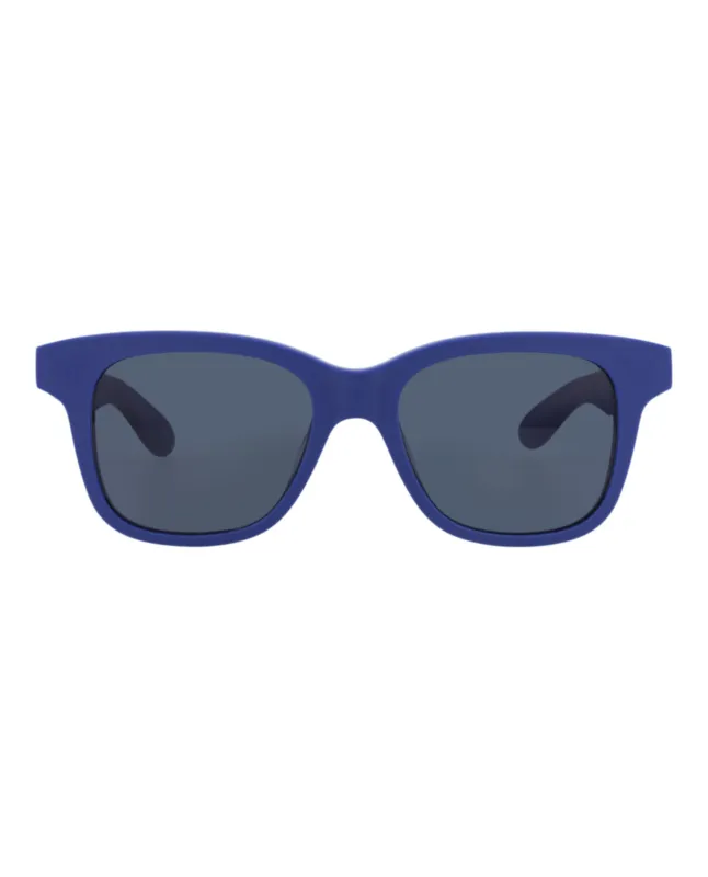 Alexander McQueen AM 0382S 30013620 008 Square Plastic Blue Sunglasses with Blue Lens sold by Gaffos