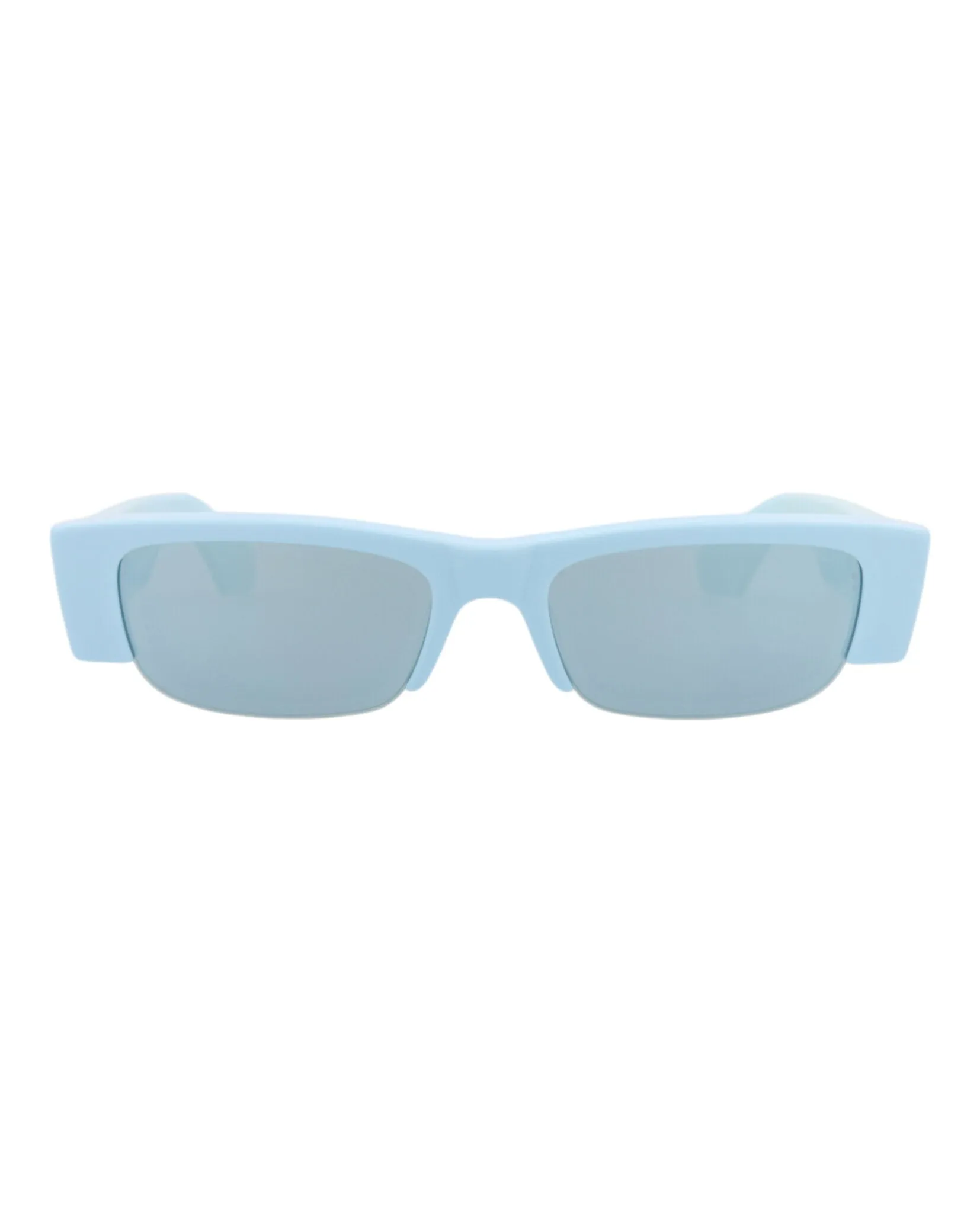 Alexander McQueen AM 0404S 30014335 004 Square Plastic Blue Sunglasses with Blue Lens sold by Gaffos