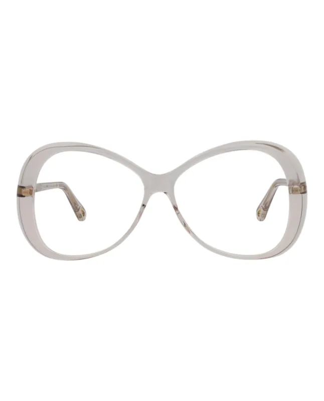 Chloé CH 0011O 30009851 002 Round Plastic Pink Optical Frames with Transparent Lens sold by Gaffos