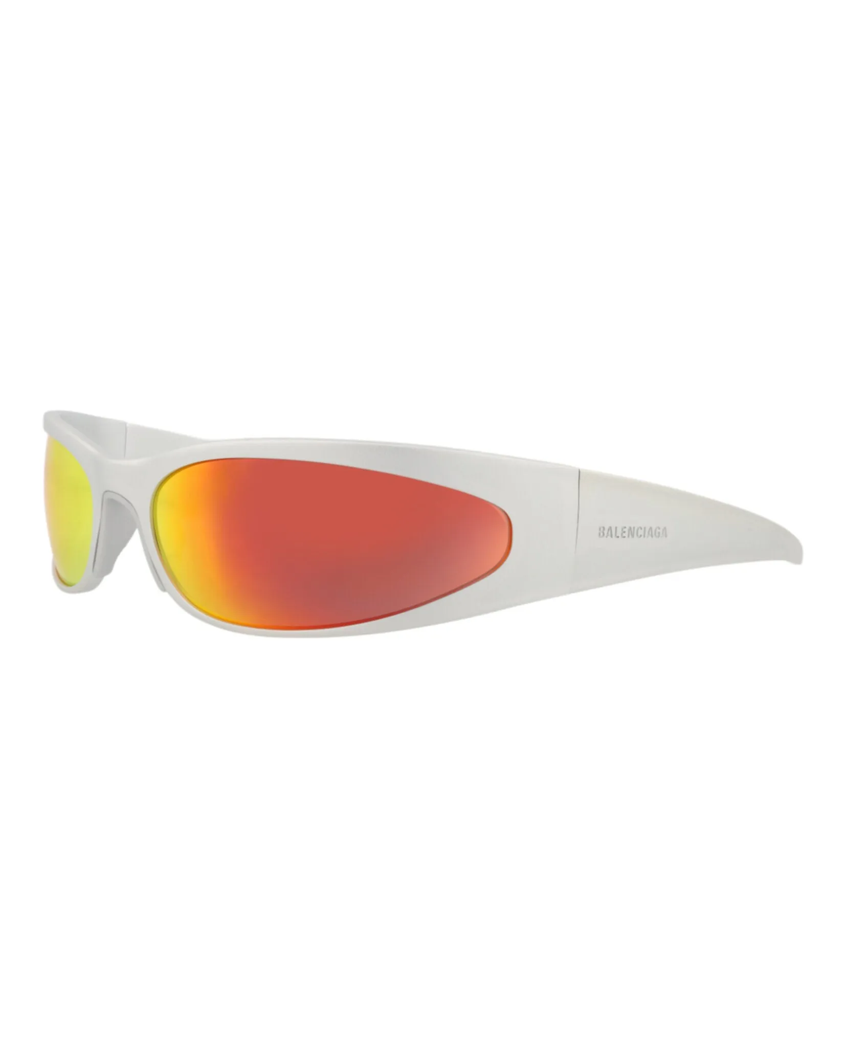 Balenciaga BB 0290S 30014536 004 Shield Alluminium Silver Sunglasses with Red Lens sold by Gaffos product image thumbnail 2