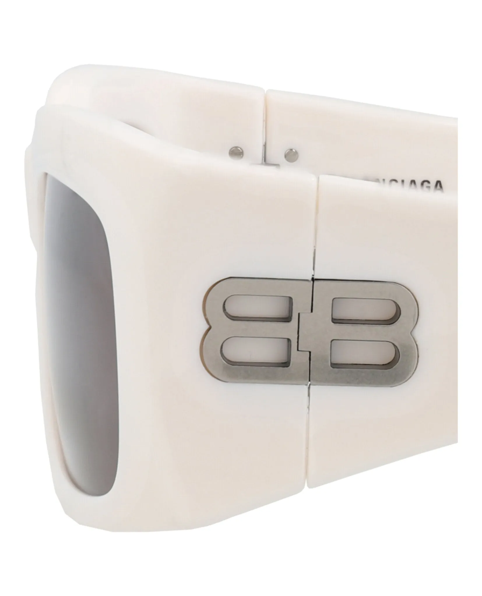 Balenciaga BB 0291S 30014550 004 Square Plastic Ivory Sunglasses with Grey Lens sold by Gaffos product image thumbnail 4