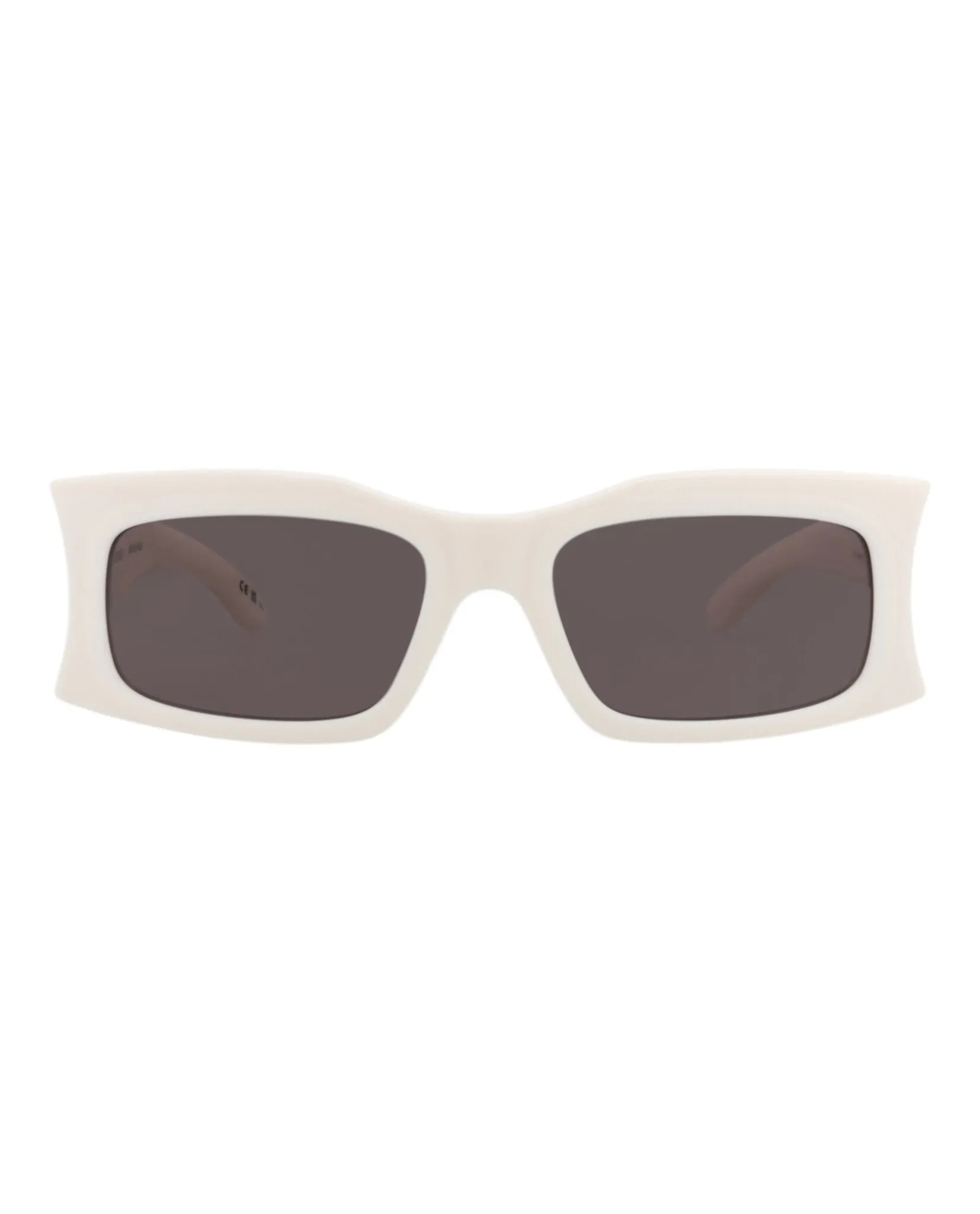 Balenciaga BB 0291S 30014550 004 Square Plastic Ivory Sunglasses with Grey Lens sold by Gaffos
