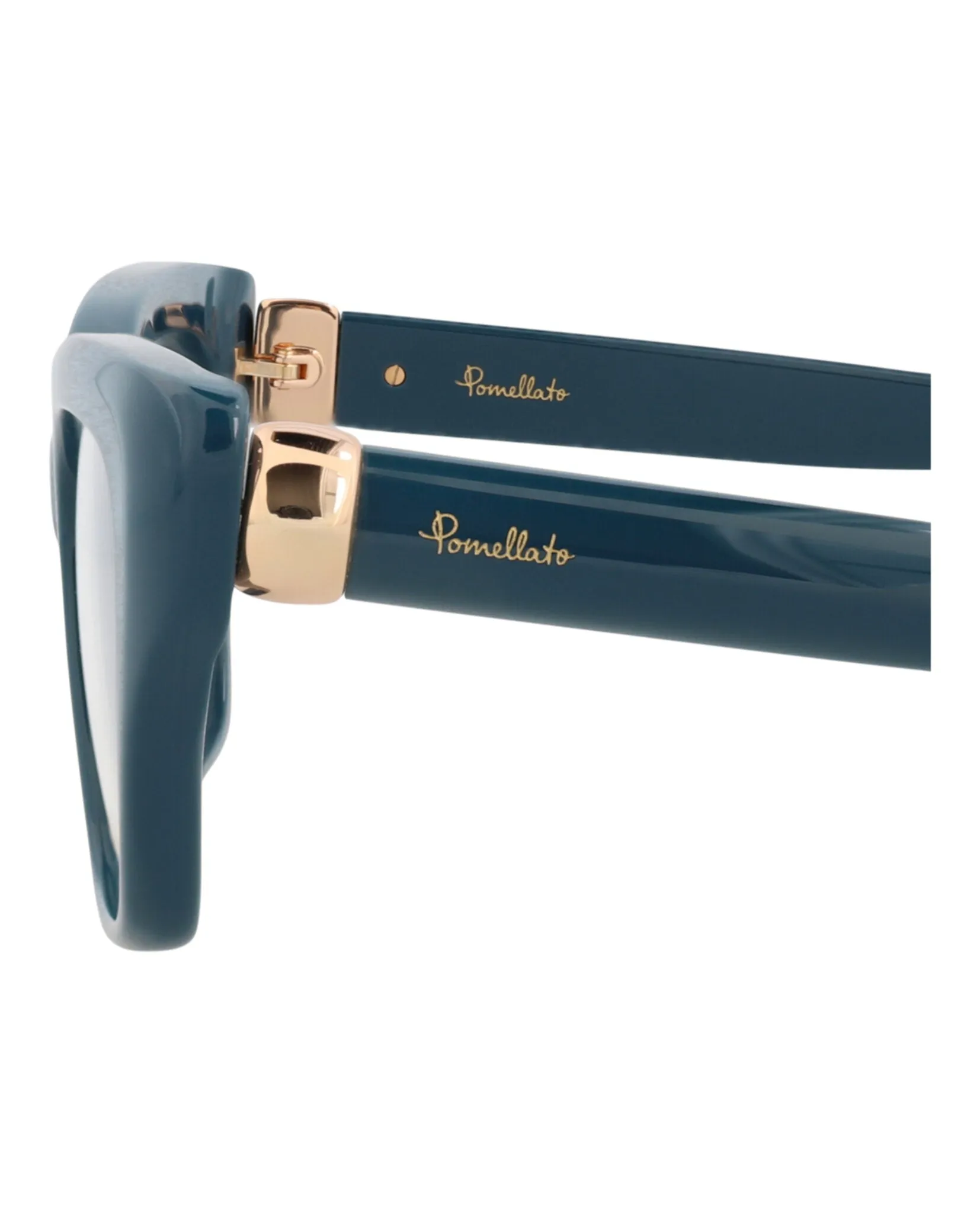 Pomellato PM 0120O 30014238 004 Cat-Eye Plastic Blue Optical Frames with Transparent Lens sold by Gaffos product image thumbnail 4