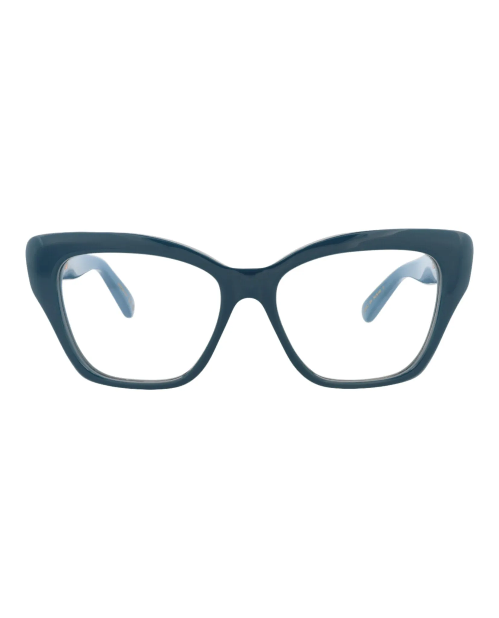 Pomellato PM 0120O 30014238 004 Cat-Eye Plastic Blue Optical Frames with Transparent Lens sold by Gaffos