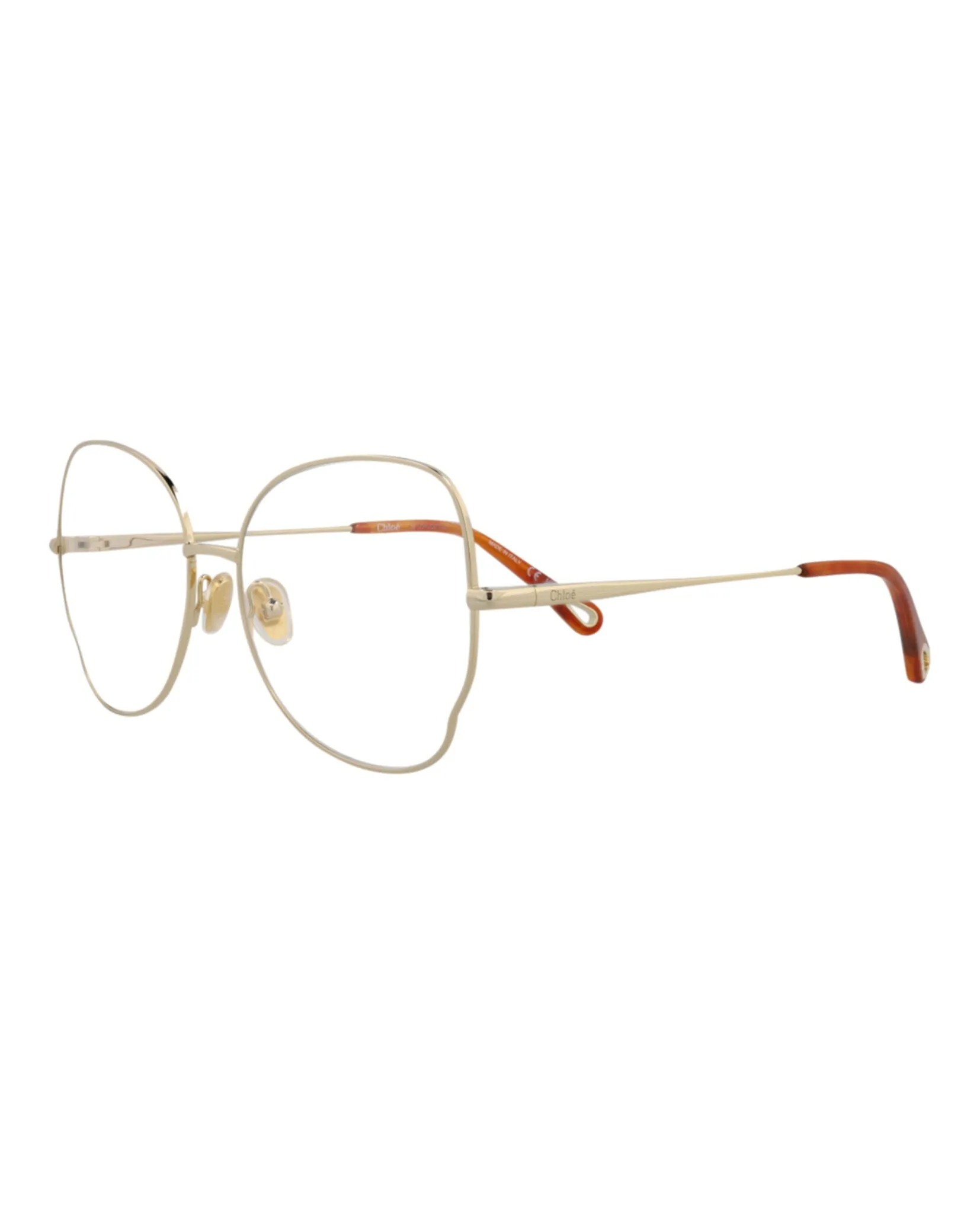 Chloé CH 0098O 30012434 005 Cat-Eye Metal Gold Optical Frames with Transparent Lens sold by Gaffos product image thumbnail 2