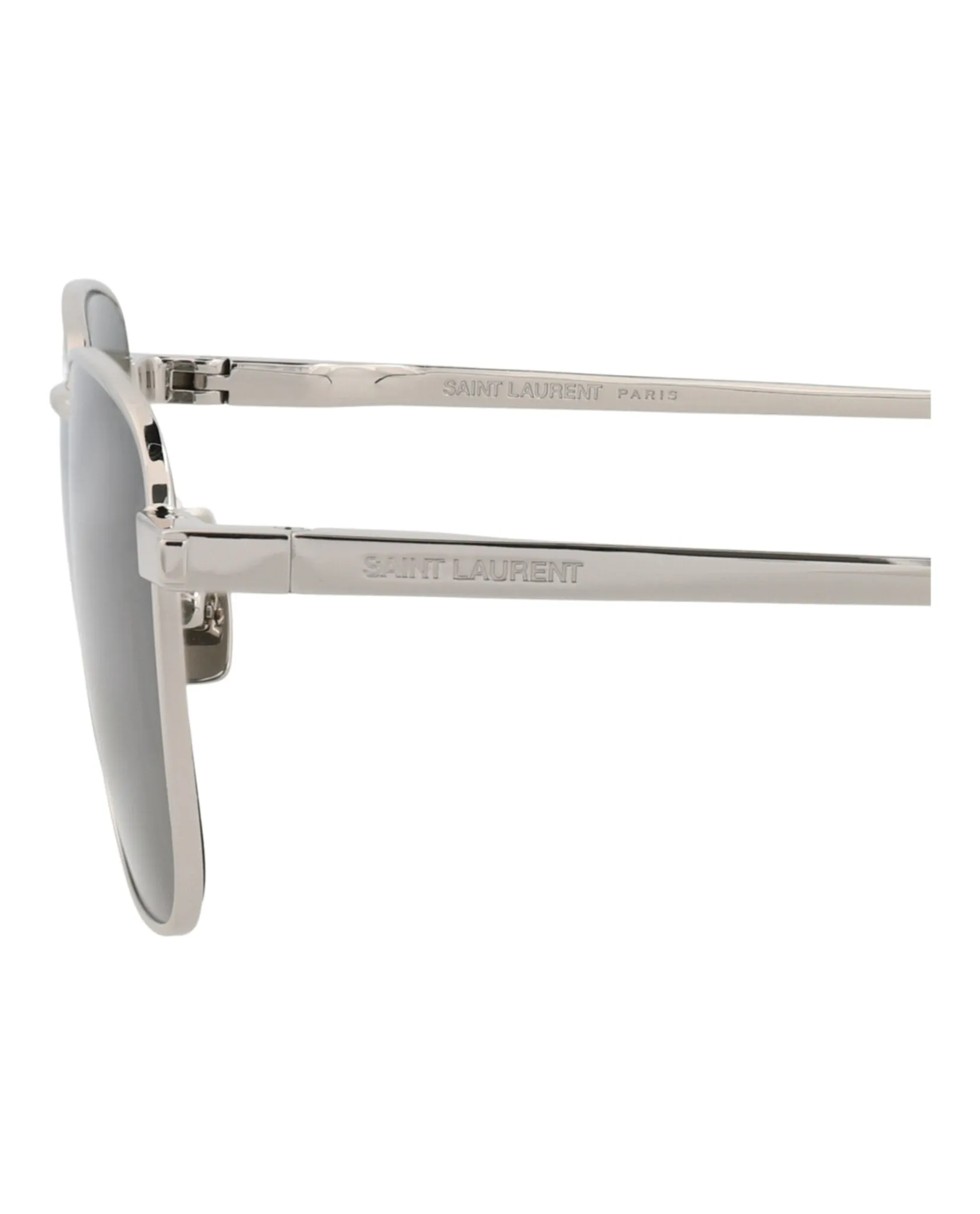 Saint Laurent SL 529 30013359 002 Square Metal Silver Sunglasses with Grey Lens sold by Gaffos product image thumbnail 4