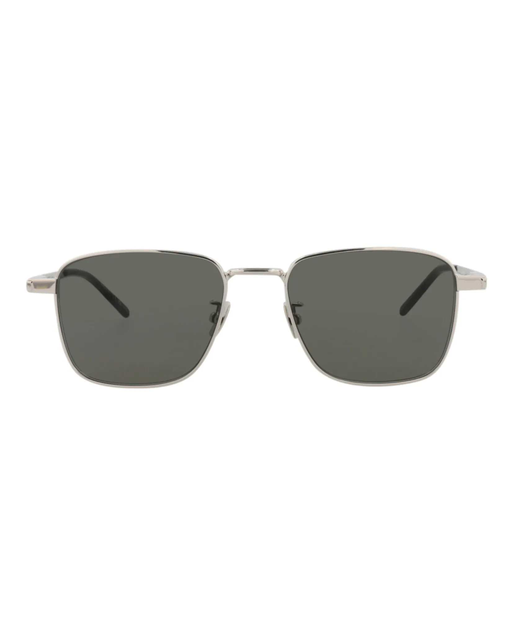 Saint Laurent SL 529 30013359 002 Square Metal Silver Sunglasses with Grey Lens sold by Gaffos