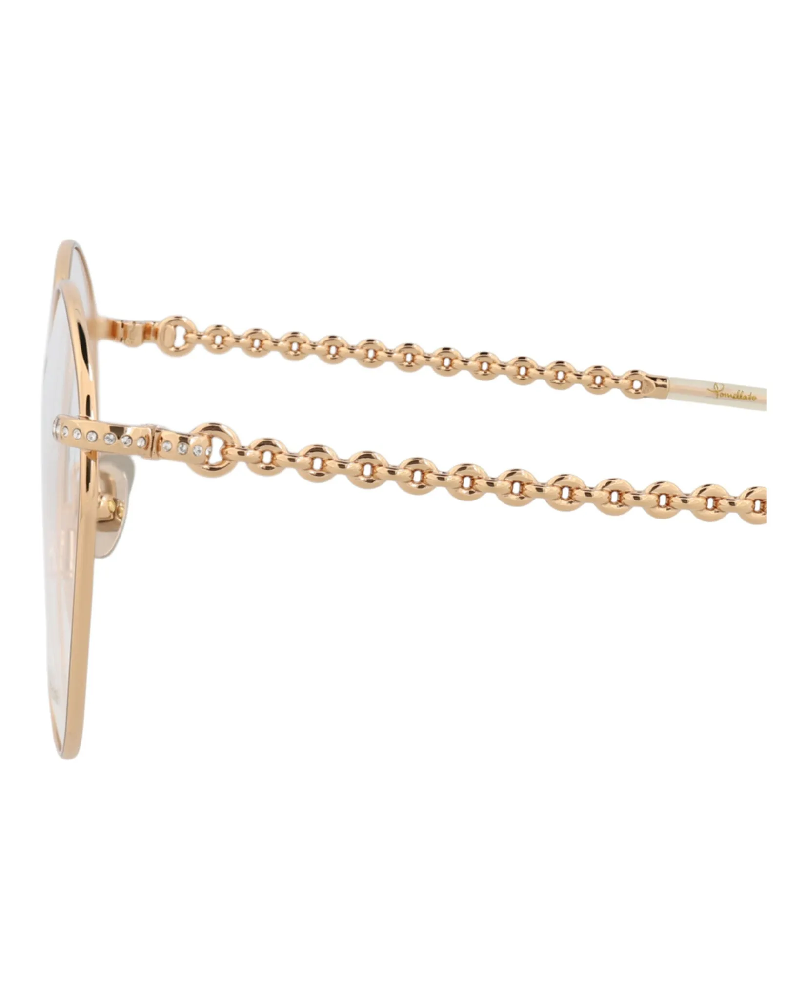 Pomellato PM 0103O 30010215 001 Round Metal Gold Optical Frames with Transparent Lens sold by Gaffos product image thumbnail 4