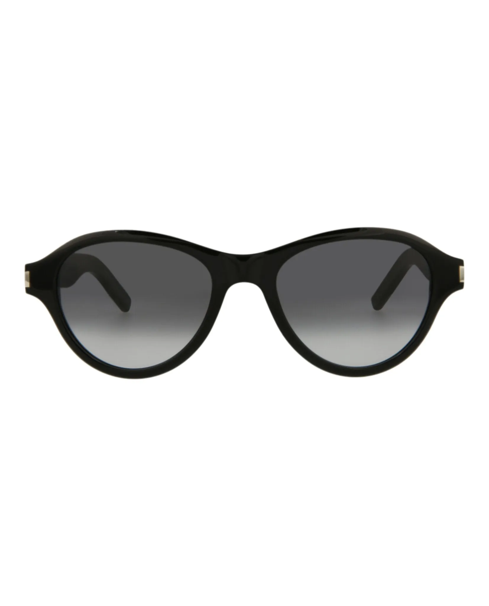 Saint Laurent SL 520SUNSE 30013041 001 Round Plastic Black Sunglasses with Grey Lens sold by Gaffos