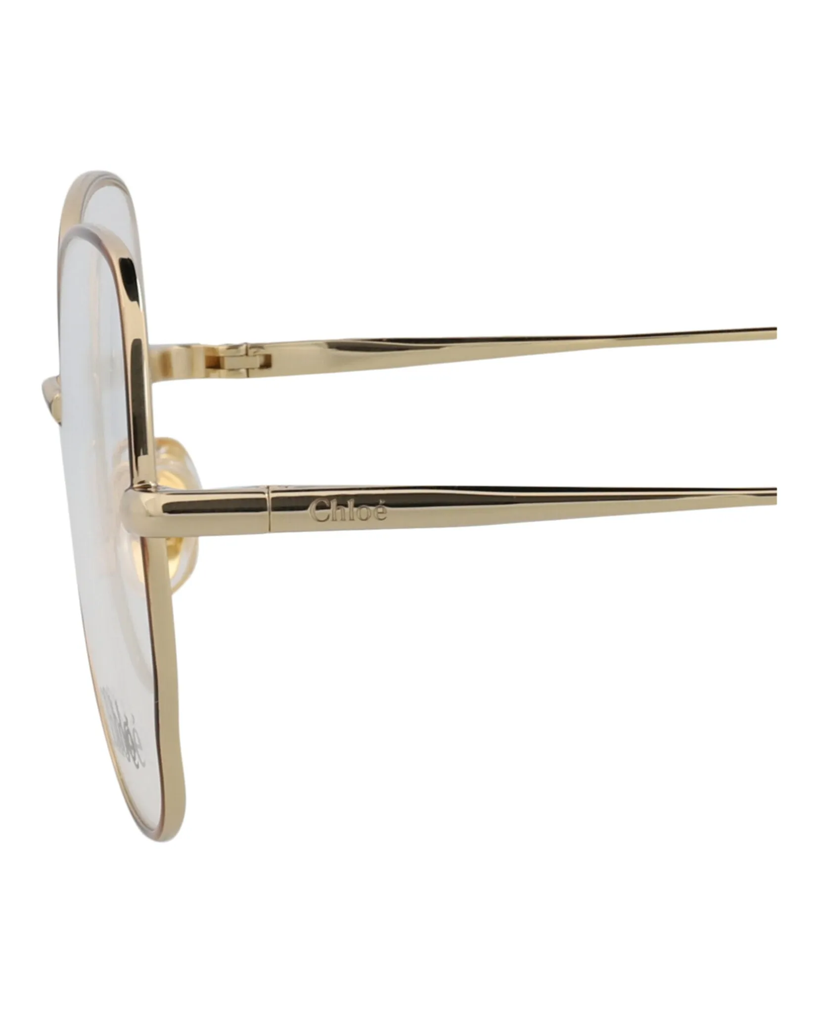 Chloé CH 0098O 30012434 004 Round Metal Gold Optical Frames with Transparent Lens sold by Gaffos product image thumbnail 4