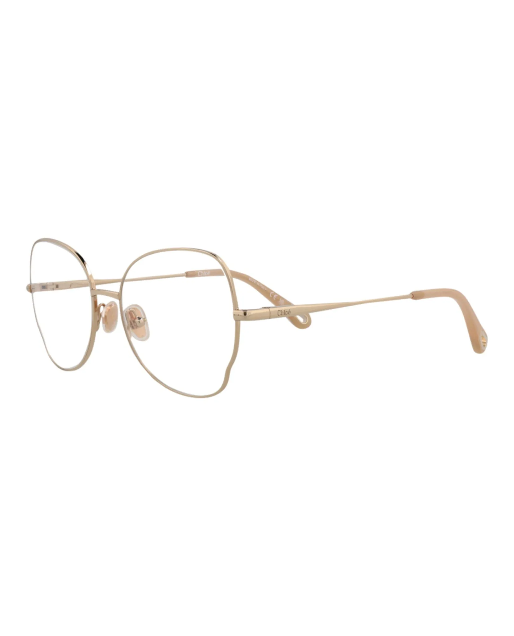 Chloé CH 0098O 30012434 002 Round Metal Gold Optical Frames with Transparent Lens sold by Gaffos product image thumbnail 2