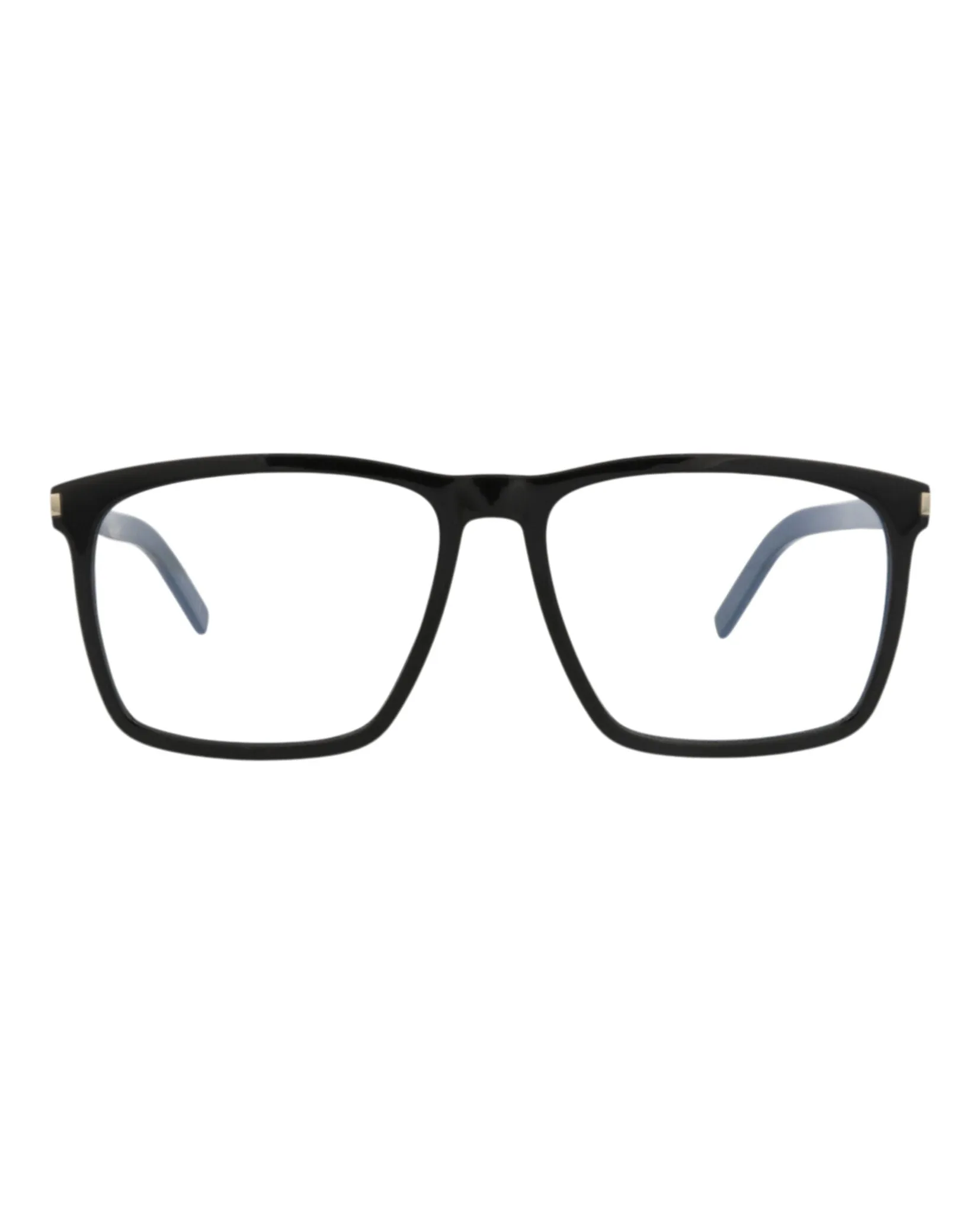 Saint Laurent SL 435SLIM 30010721 001 Square Plastic Black Optical Frames with Transparent Lens sold by Gaffos