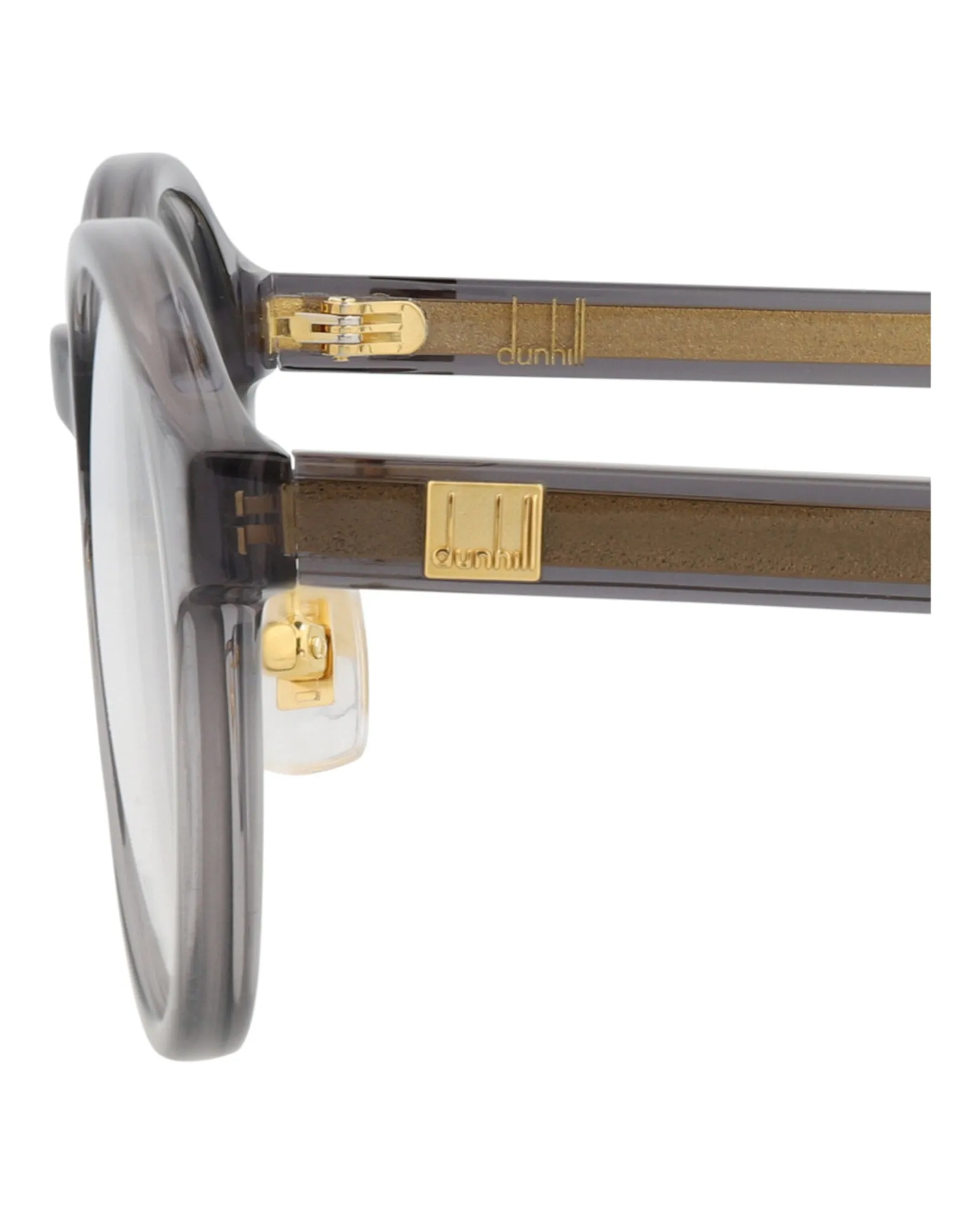 Dunhill DU 0053OA 30014067 003 Round Plastic Grey Optical Frames with Transparent Lens sold by Gaffos product image thumbnail 4