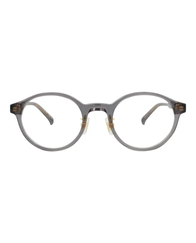 Dunhill DU 0053OA 30014067 003 Round Plastic Grey Optical Frames with Transparent Lens sold by Gaffos