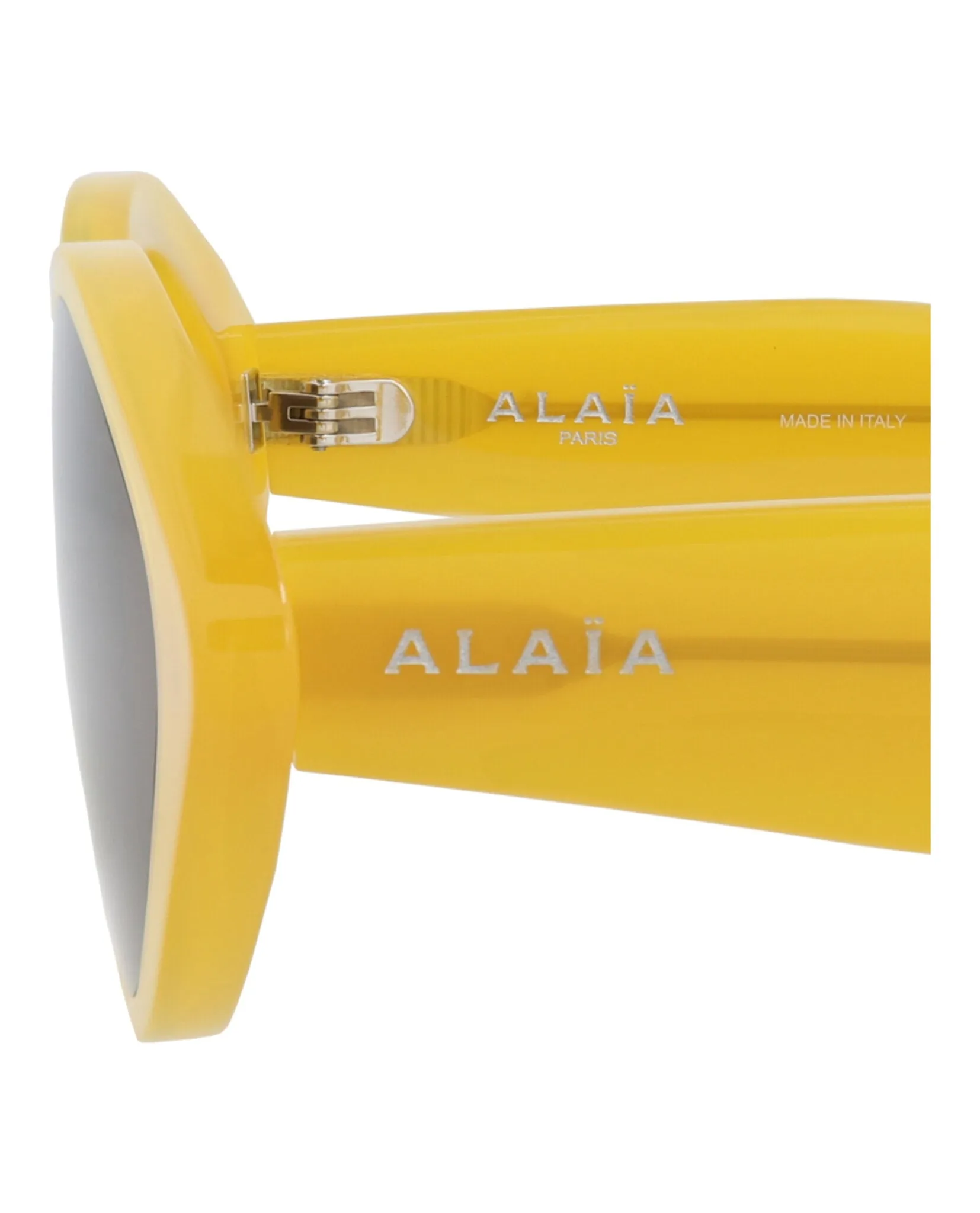 Alaia AA 0069S 30014222 003 Cat-Eye Plastic Yellow Sunglasses with Grey Lens sold by Gaffos product image thumbnail 4