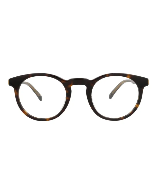 Dunhill DU 0059OA 30014051 002 Round Plastic Havana Optical Frames with Transparent Lens sold by Gaffos