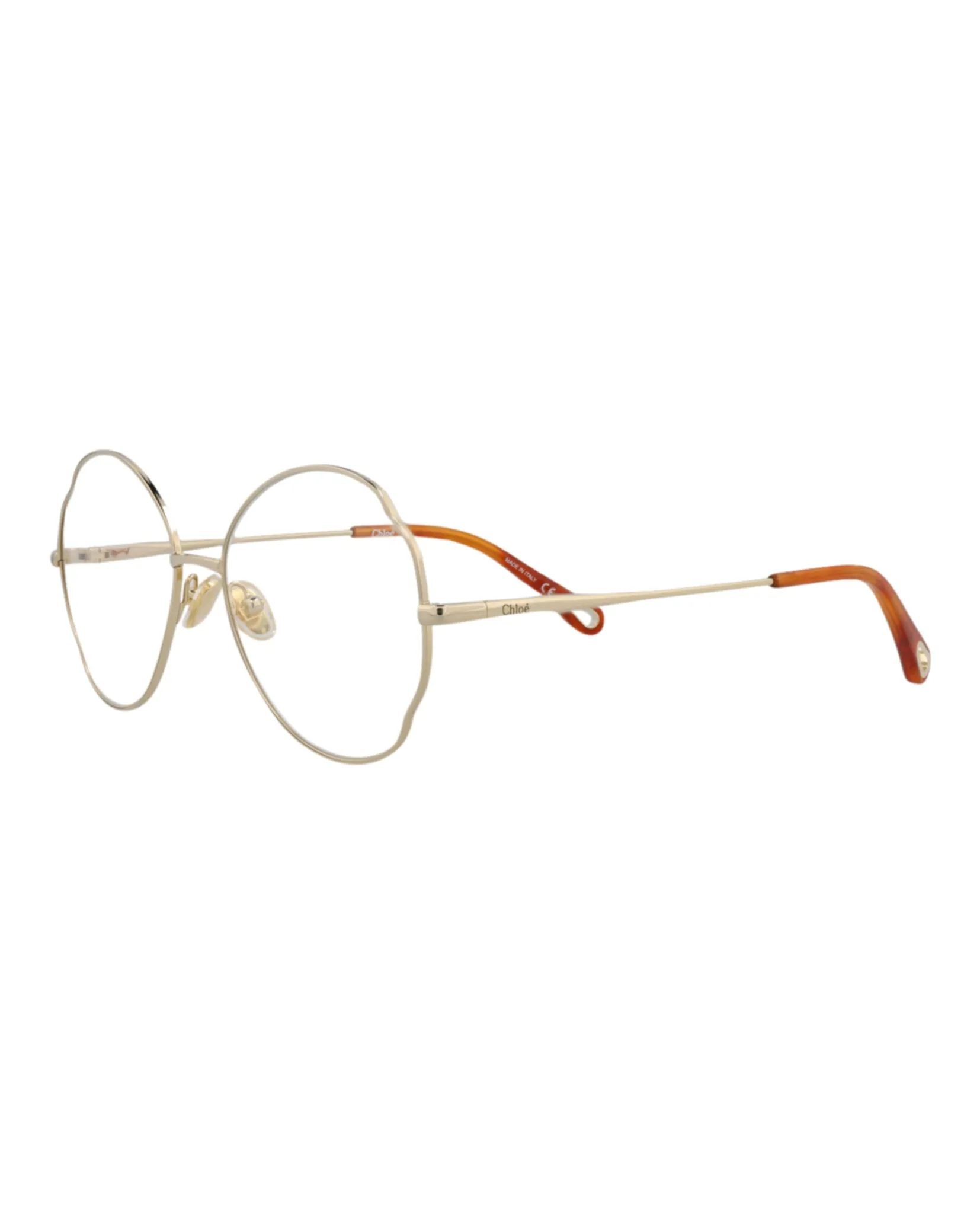Chloé CH 0097O 30012431 001 Round Metal Gold Optical Frames with Transparent Lens sold by Gaffos product image thumbnail 2