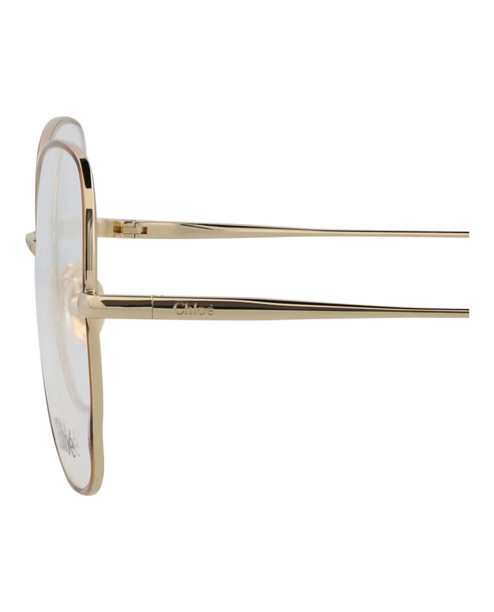 Chloé CH 0098O 30012434 008 Cat-Eye Metal Gold Optical Frames with Transparent Lens sold by Gaffos product image thumbnail 4