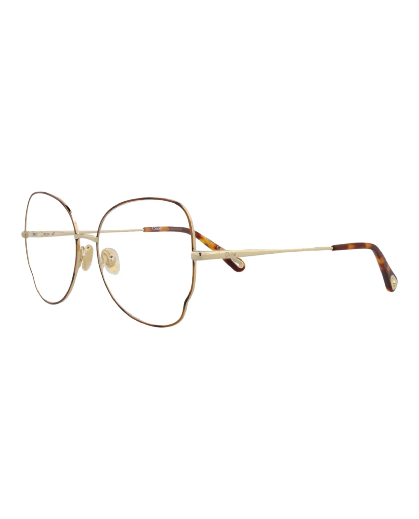 Chloé CH 0098O 30012434 008 Cat-Eye Metal Gold Optical Frames with Transparent Lens sold by Gaffos product image thumbnail 2