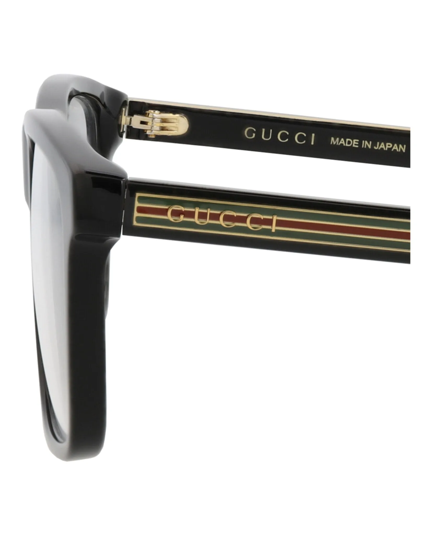 Gucci GG 0384O 30006049 004 Square Plastic Black Optical Frames with Transparent Lens sold by Gaffos product image thumbnail 4