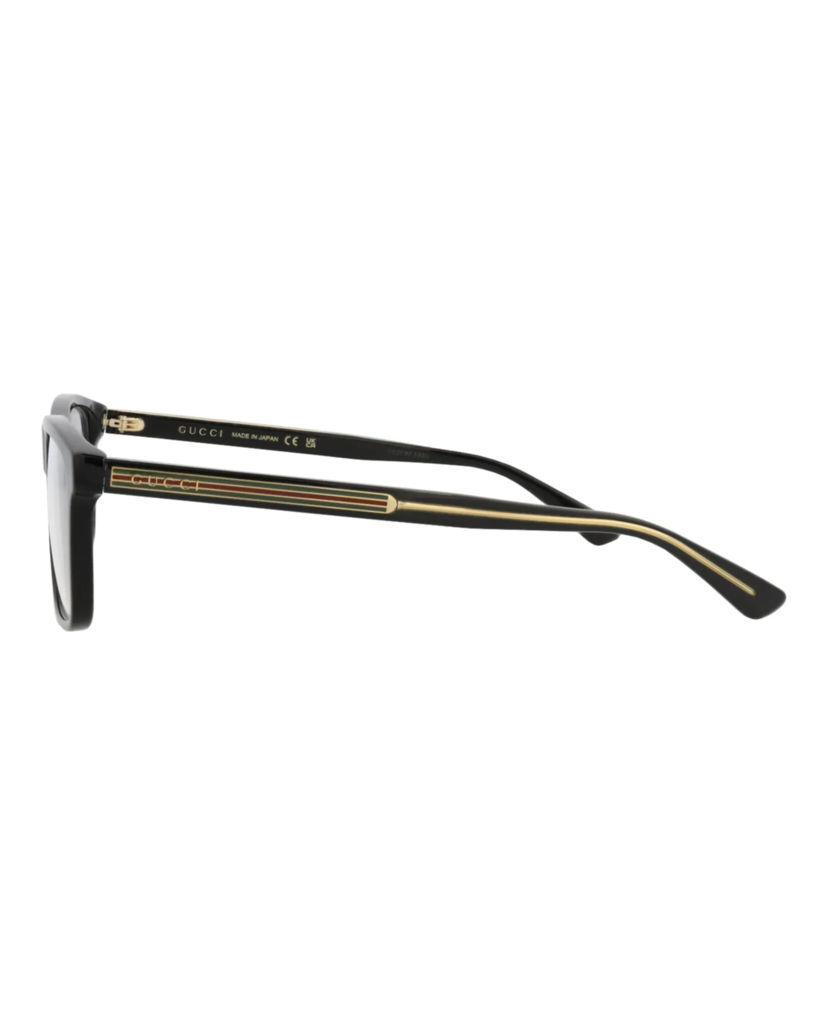 Gucci GG 0384O 30006049 004 Square Plastic Black Optical Frames with Transparent Lens sold by Gaffos product image thumbnail 3