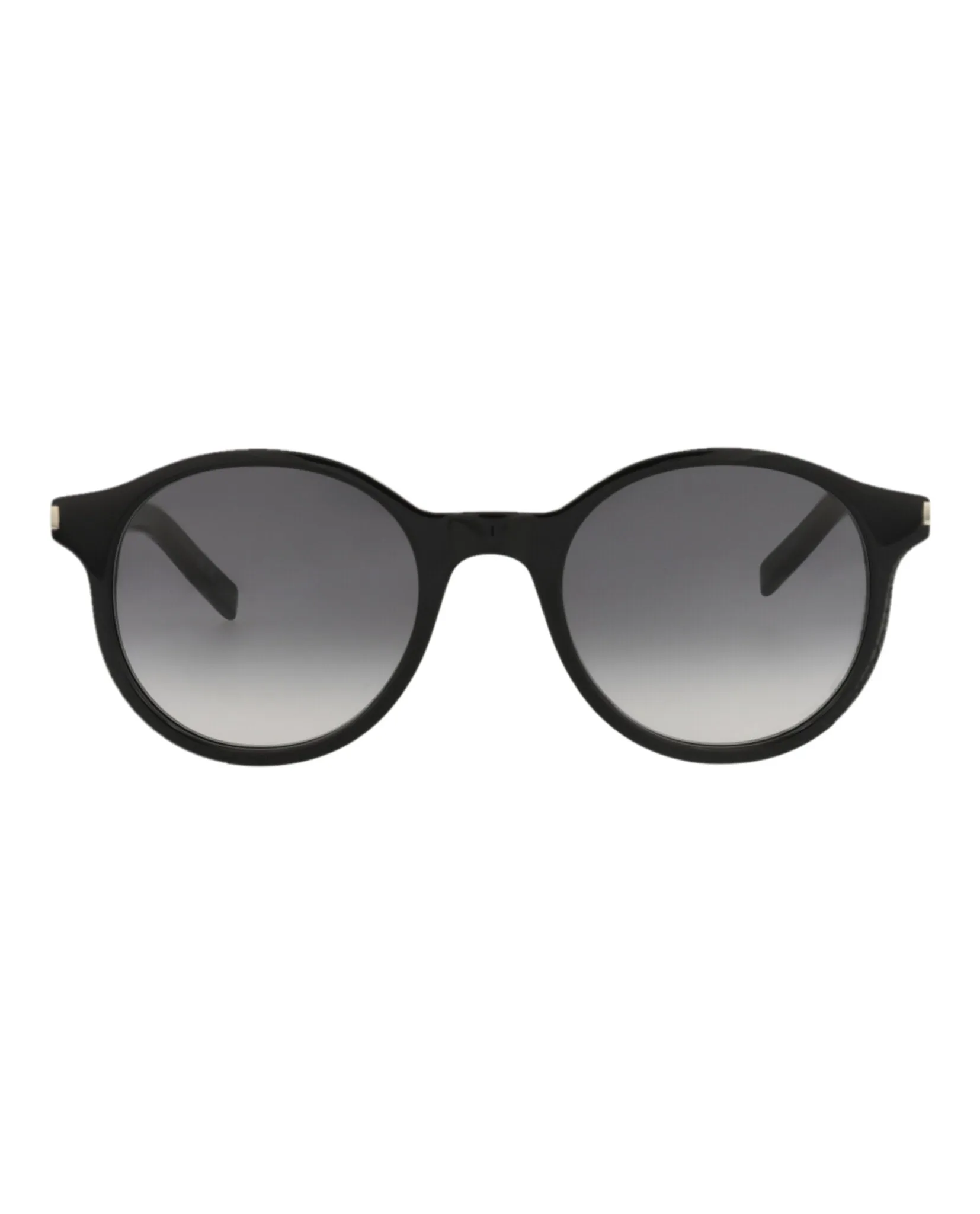 Saint Laurent SL 521 30013043 001 Round Plastic Black Sunglasses with Grey Lens sold by Gaffos