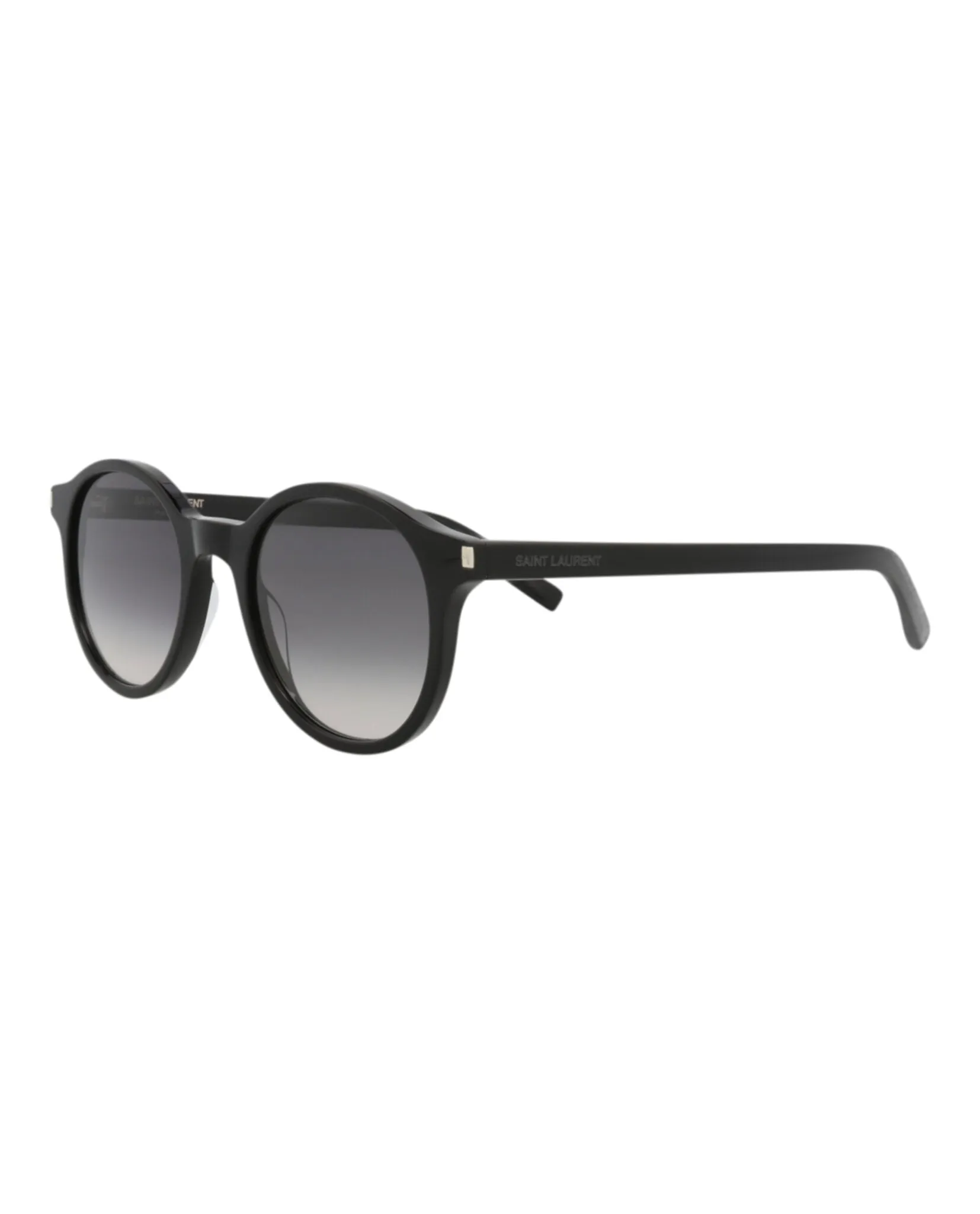 Saint Laurent SL 521 30013043 001 Round Plastic Black Sunglasses with Grey Lens sold by Gaffos product image thumbnail 2