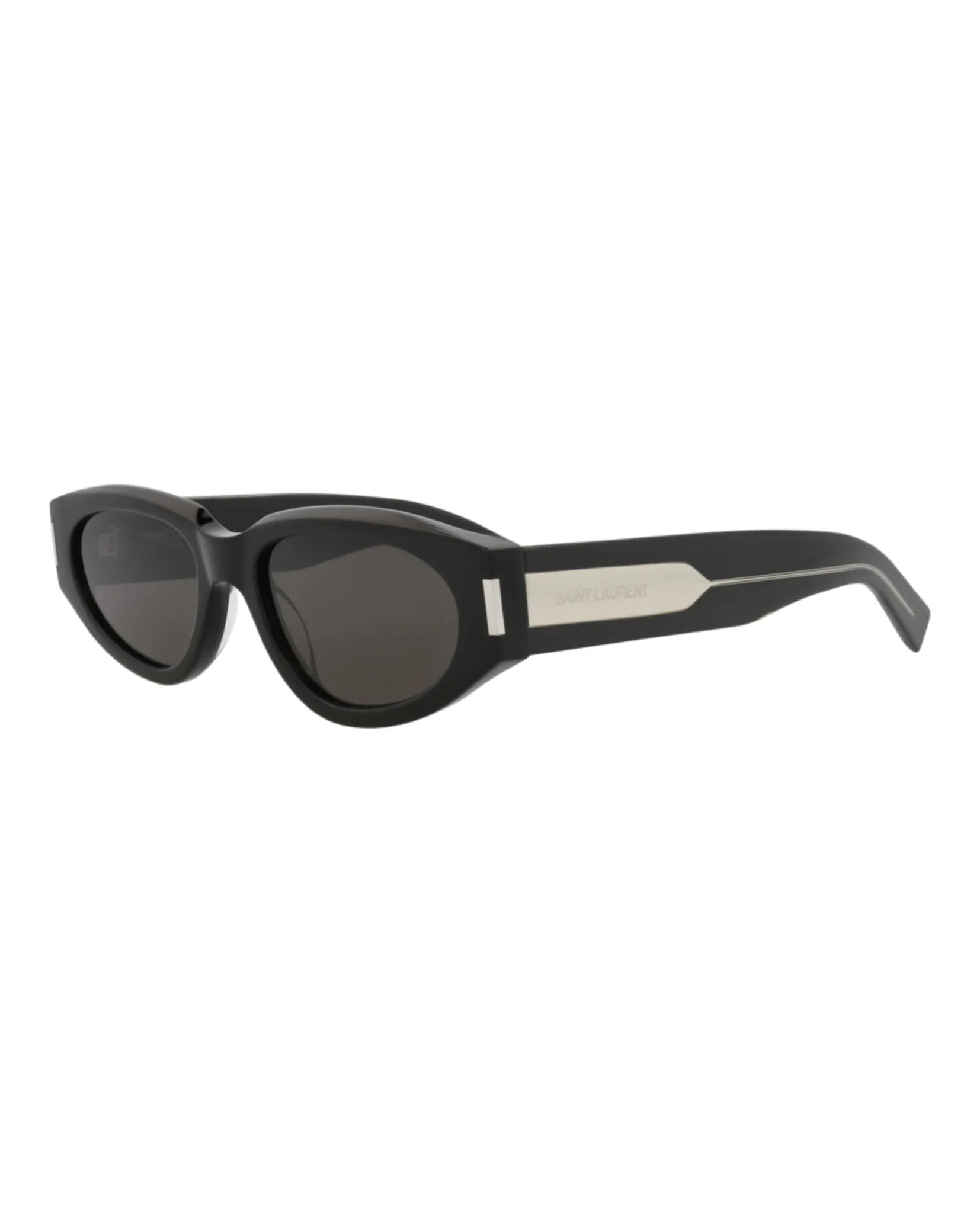 Saint Laurent SL 618 30014642 001 Round Plastic Black Sunglasses with Grey Lens sold by Gaffos product image thumbnail 2