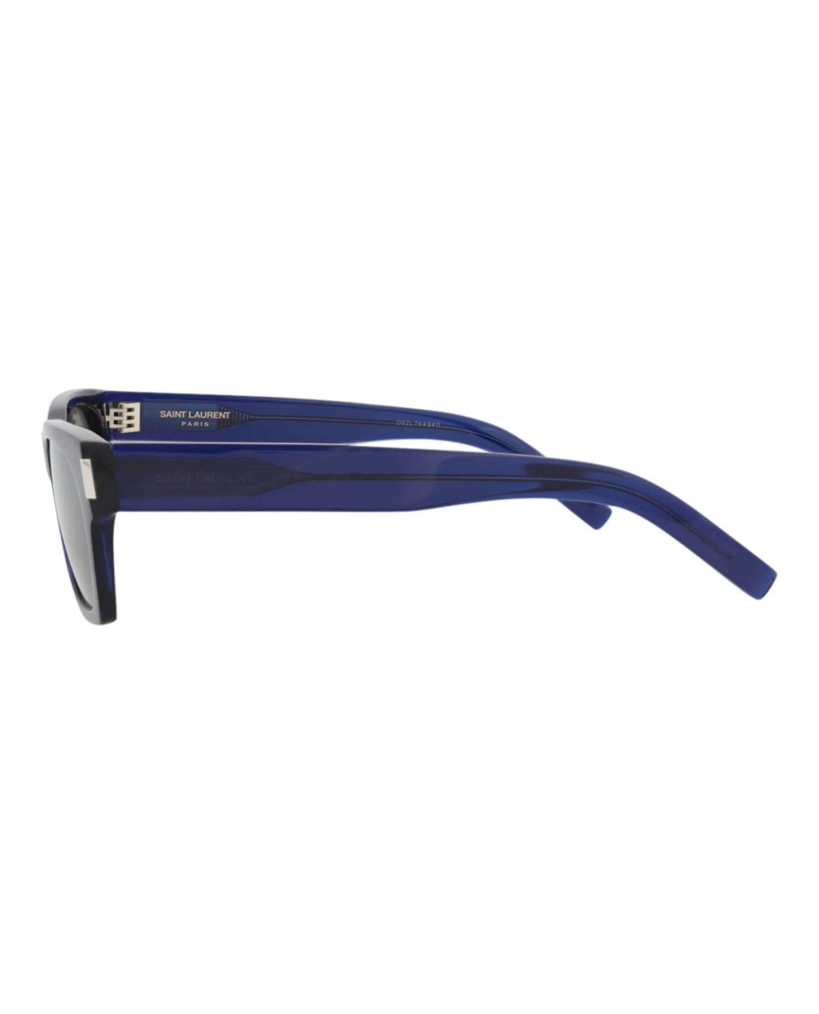 Saint Laurent SL 402 30009329 015 Square Plastic Blue Sunglasses with Silver Lens sold by Gaffos product image thumbnail 3