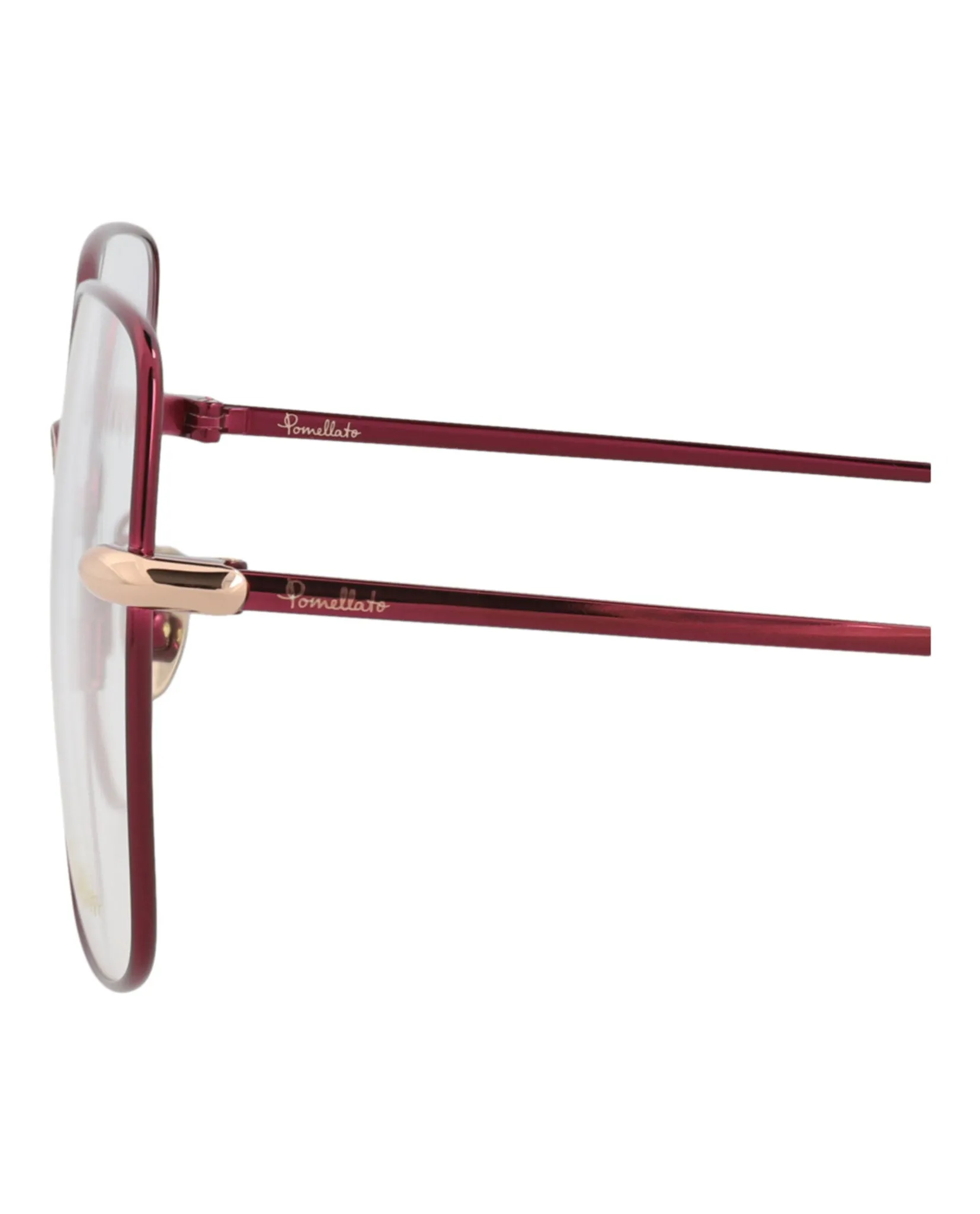 Pomellato PM 0108O 30012013 002 Square Metal Violet Optical Frames with Transparent Lens sold by Gaffos product image thumbnail 4