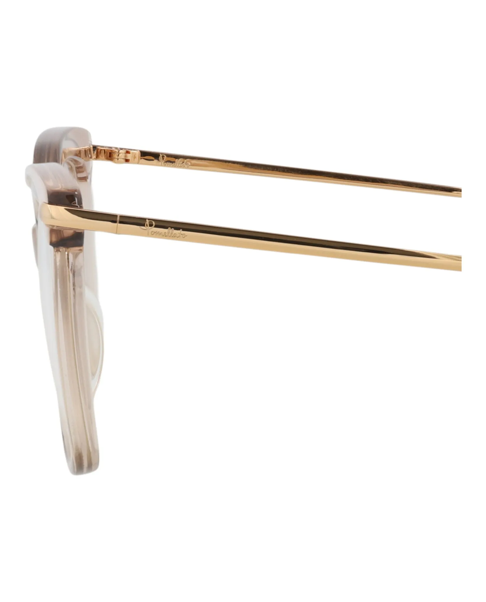 Pomellato PM 0094O 30010194 004 Square Plastic Gold Optical Frames with Transparent Lens sold by Gaffos product image thumbnail 4