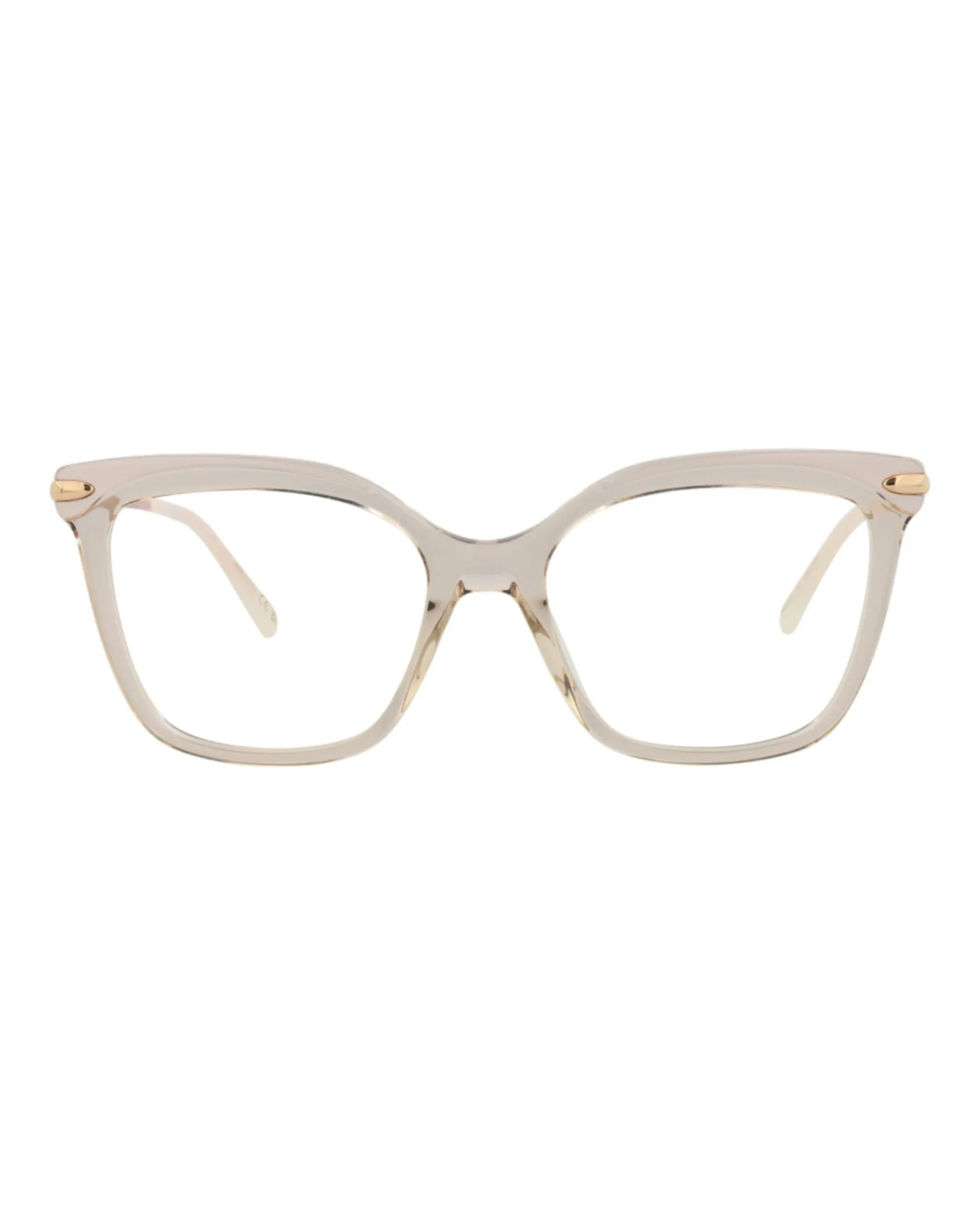 Pomellato PM 0094O 30010194 004 Square Plastic Gold Optical Frames with Transparent Lens sold by Gaffos