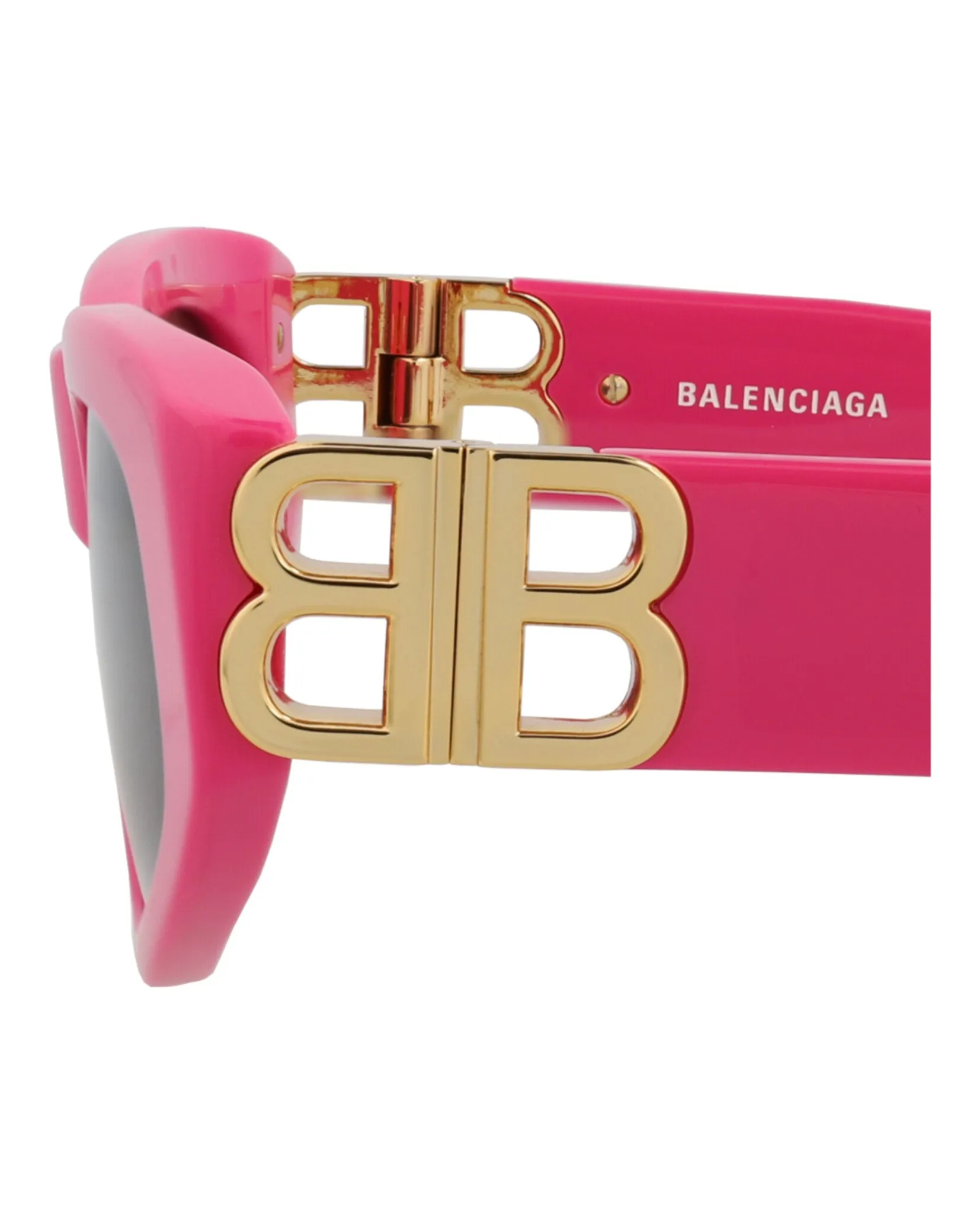 Balenciaga BB 0095S 30008868 006 Cat-Eye Plastic Gold Sunglasses with Grey Lens sold by Gaffos product image thumbnail 4