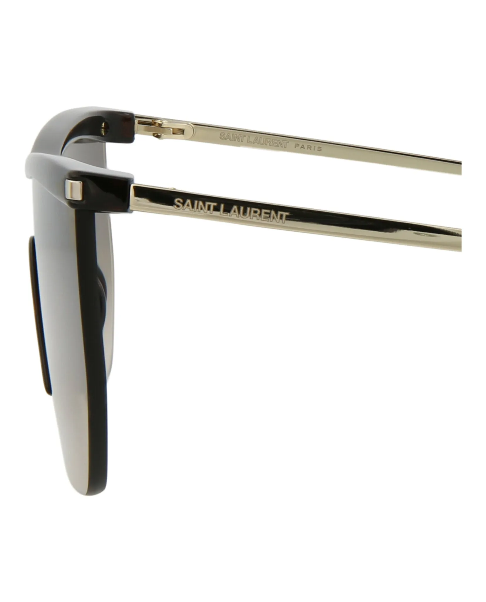 Saint Laurent SL 519MASK 30013068 003 Shield Metal Gold Sunglasses with Brown Lens sold by Gaffos product image thumbnail 4