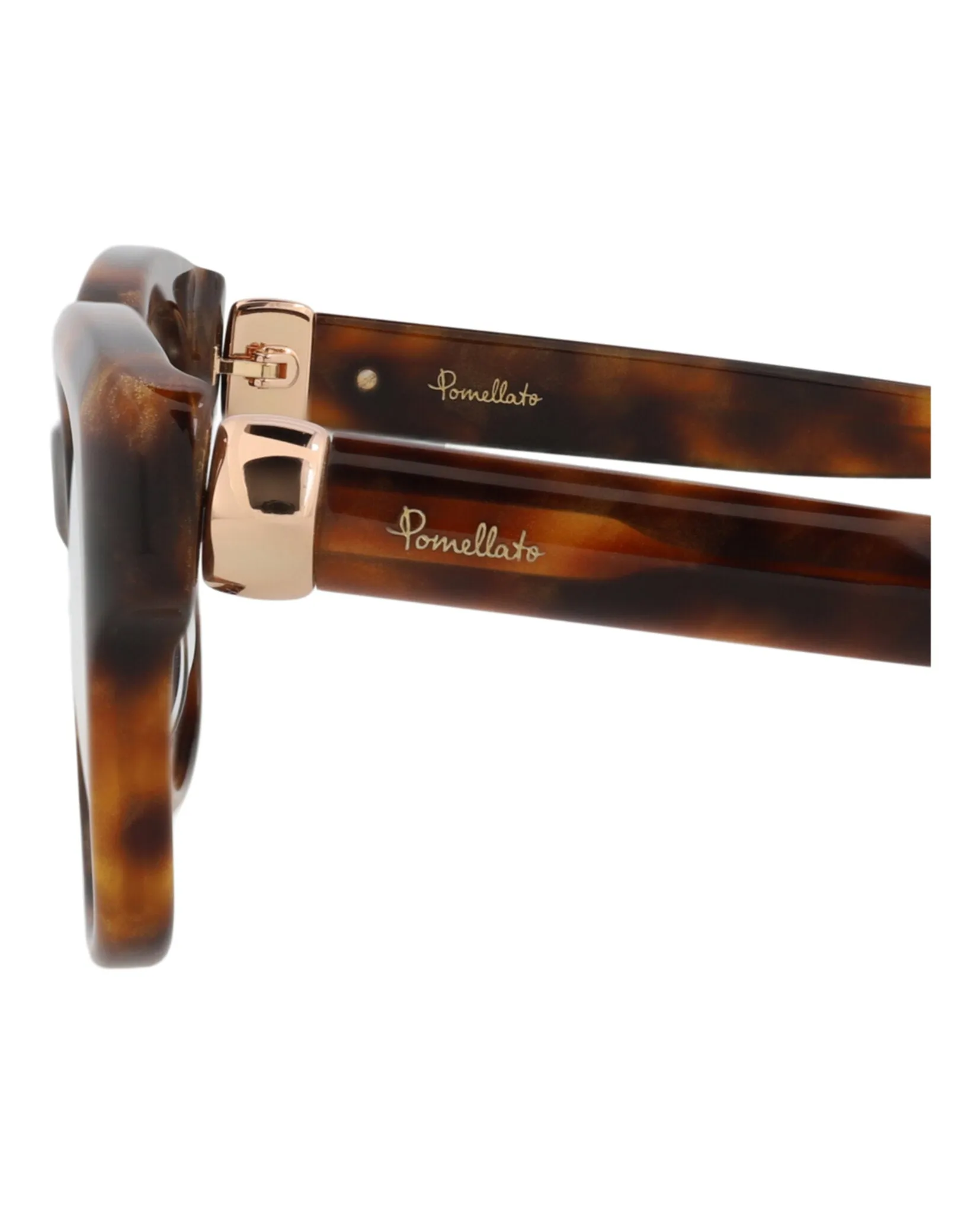 Pomellato PM 0121O 30014239 002 Square Plastic Havana Optical Frames with Transparent Lens sold by Gaffos product image thumbnail 4