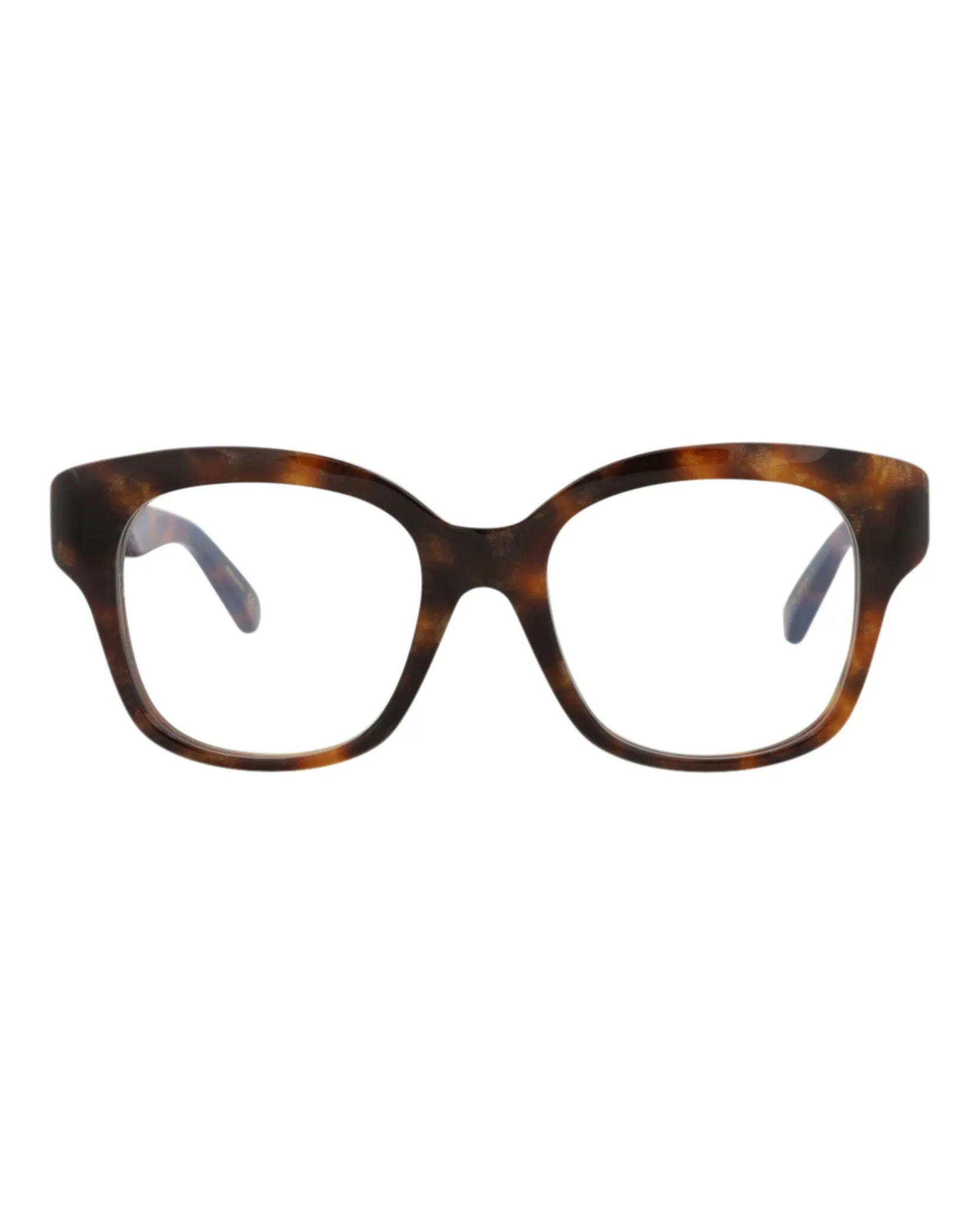 Pomellato PM 0121O 30014239 002 Square Plastic Havana Optical Frames with Transparent Lens sold by Gaffos