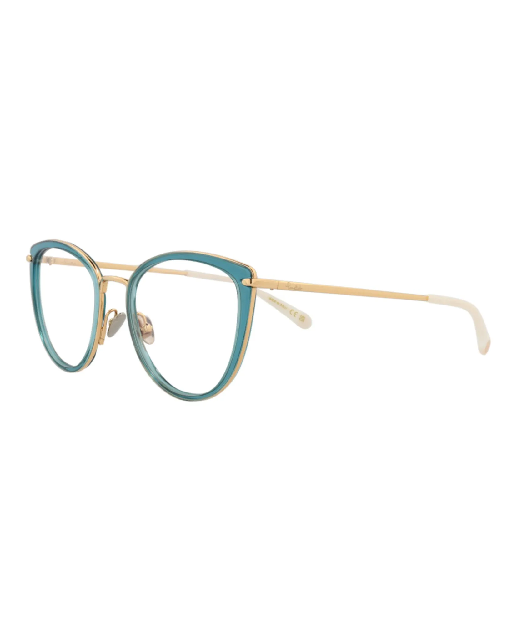 Pomellato PM 0083O 30008665 001 Cat-Eye Plastic Gold Optical Frames with Transparent Lens sold by Gaffos product image thumbnail 2