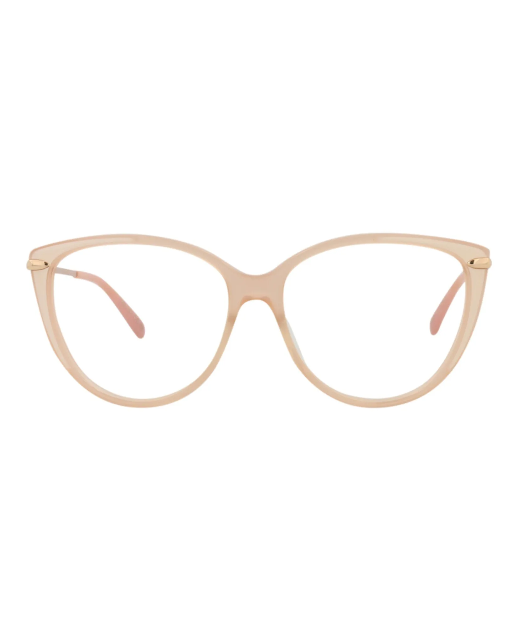 Pomellato PM 0089O 30008788 004 Cat-Eye Plastic Gold Optical Frames with Transparent Lens sold by Gaffos