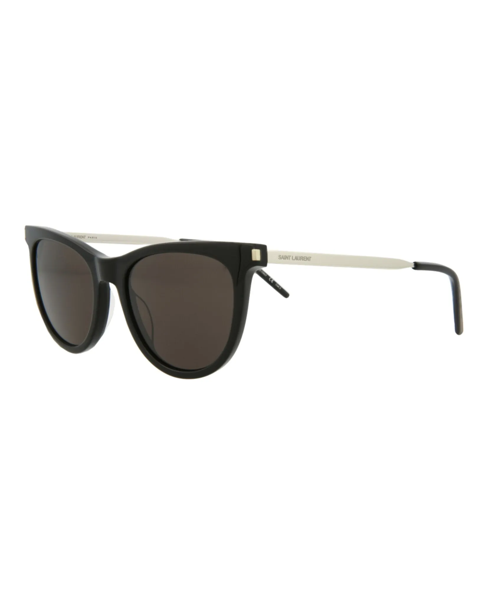 Saint Laurent SL 510 30013058 001 Cat-Eye Plastic Silver Sunglasses with Black Lens sold by Gaffos product image thumbnail 2