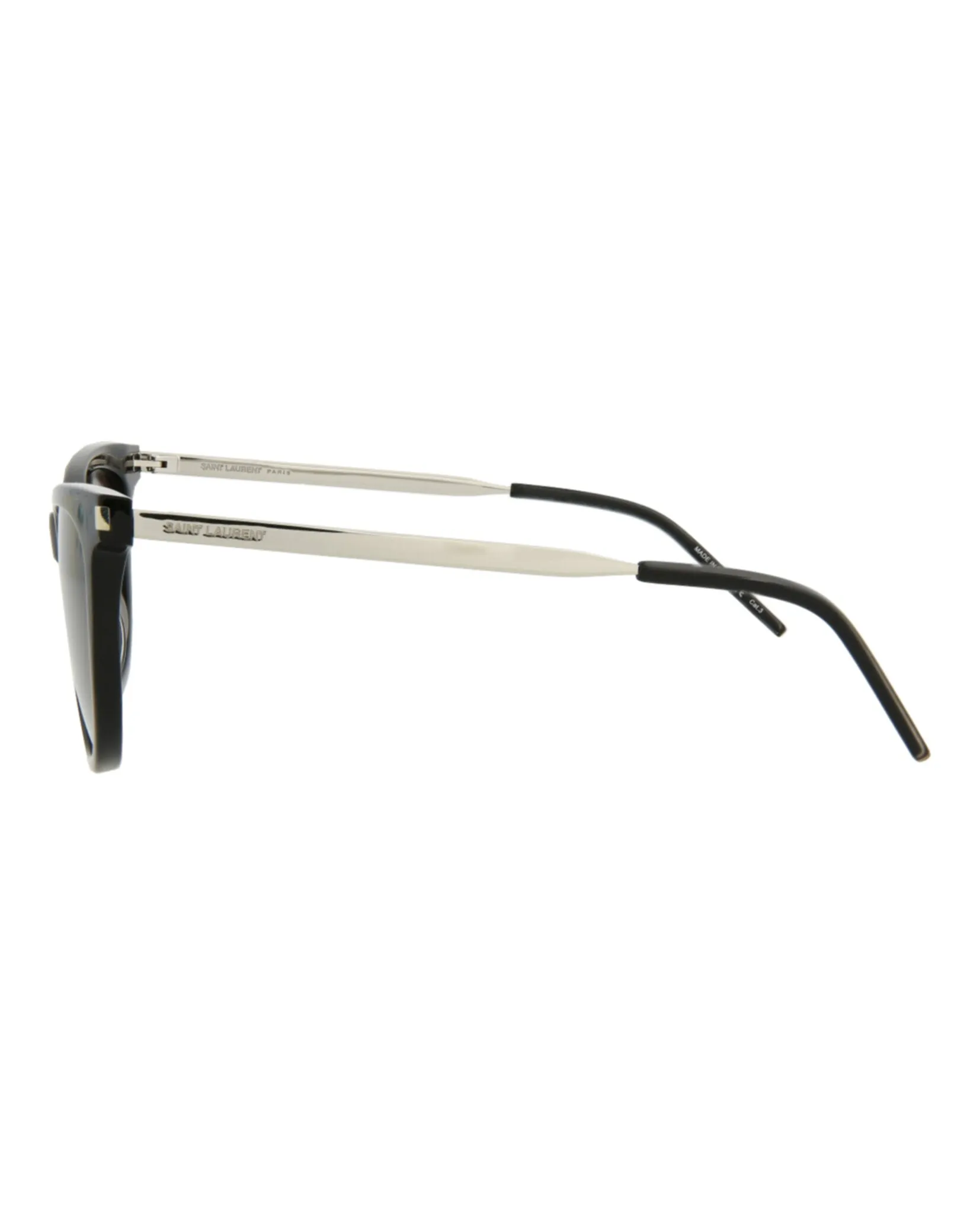 Saint Laurent SL 510 30013058 001 Cat-Eye Plastic Silver Sunglasses with Black Lens sold by Gaffos product image thumbnail 3